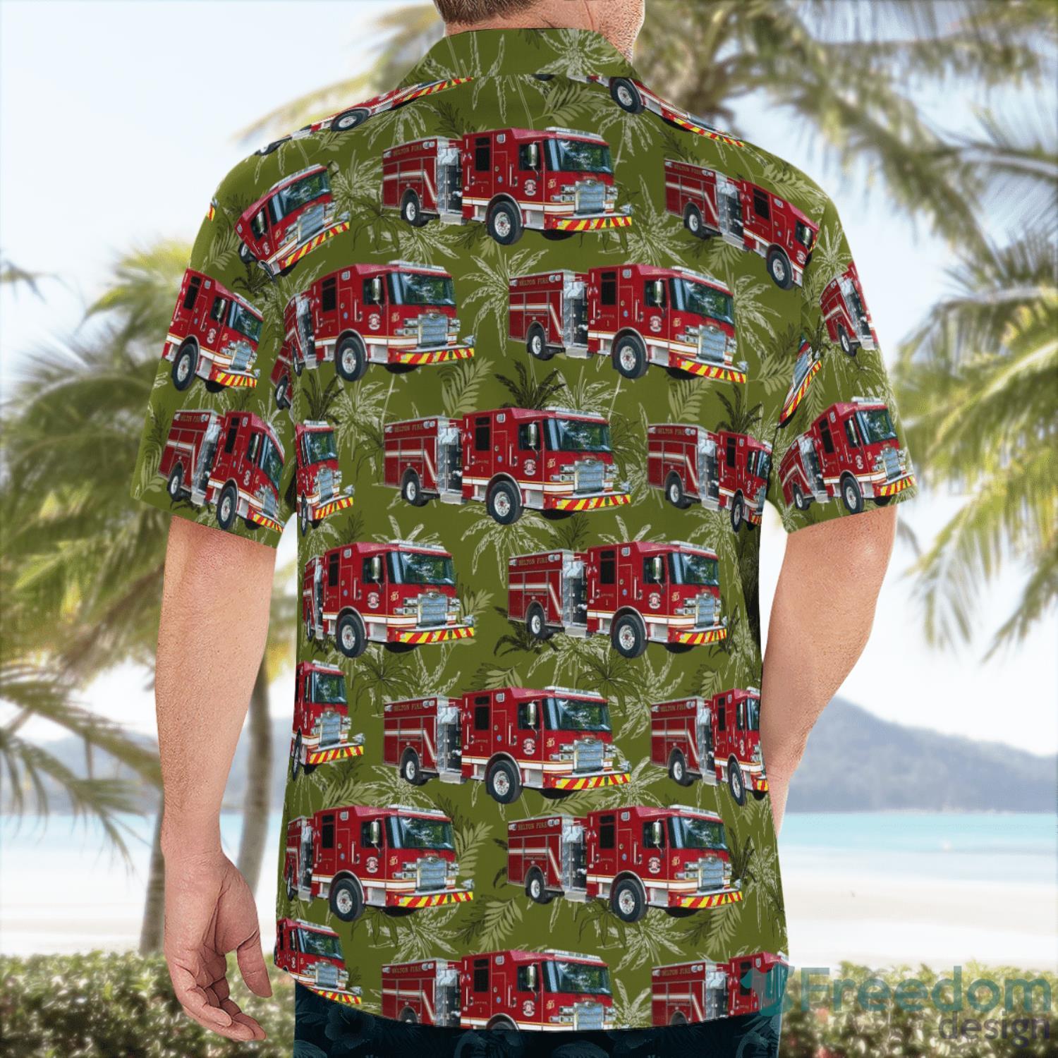 Springfield Missouri MO Fire Department Aloha Summer Gift Hawaiian