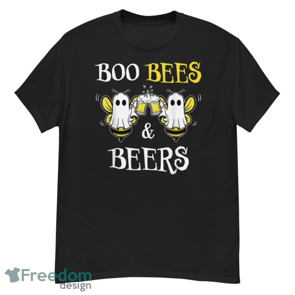 Boo Bees Beers Couples Halloween Custum T-Shirt Product Photo 1