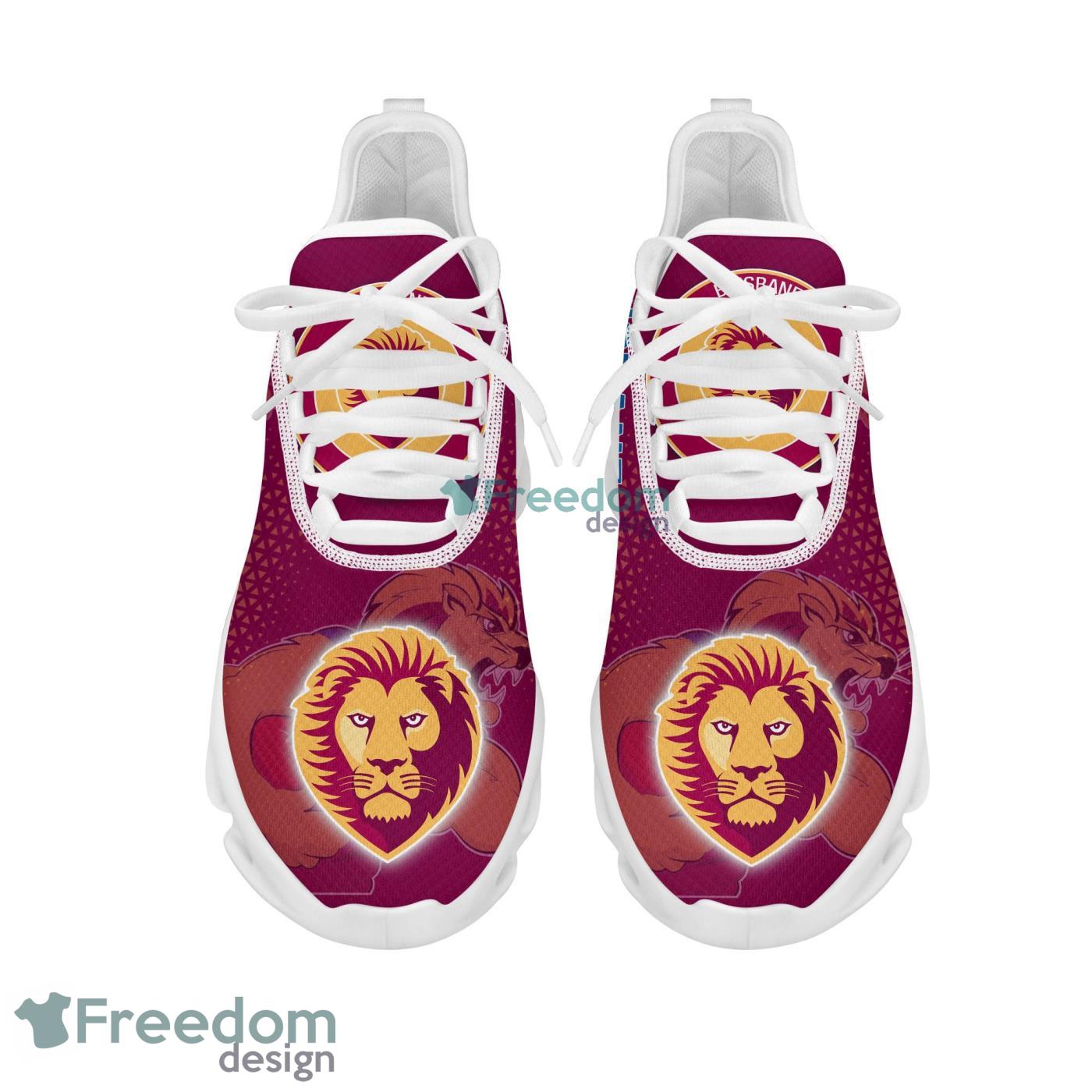 brisbane lions mascot running shoes max soul shoes afl sneakers for fans 1