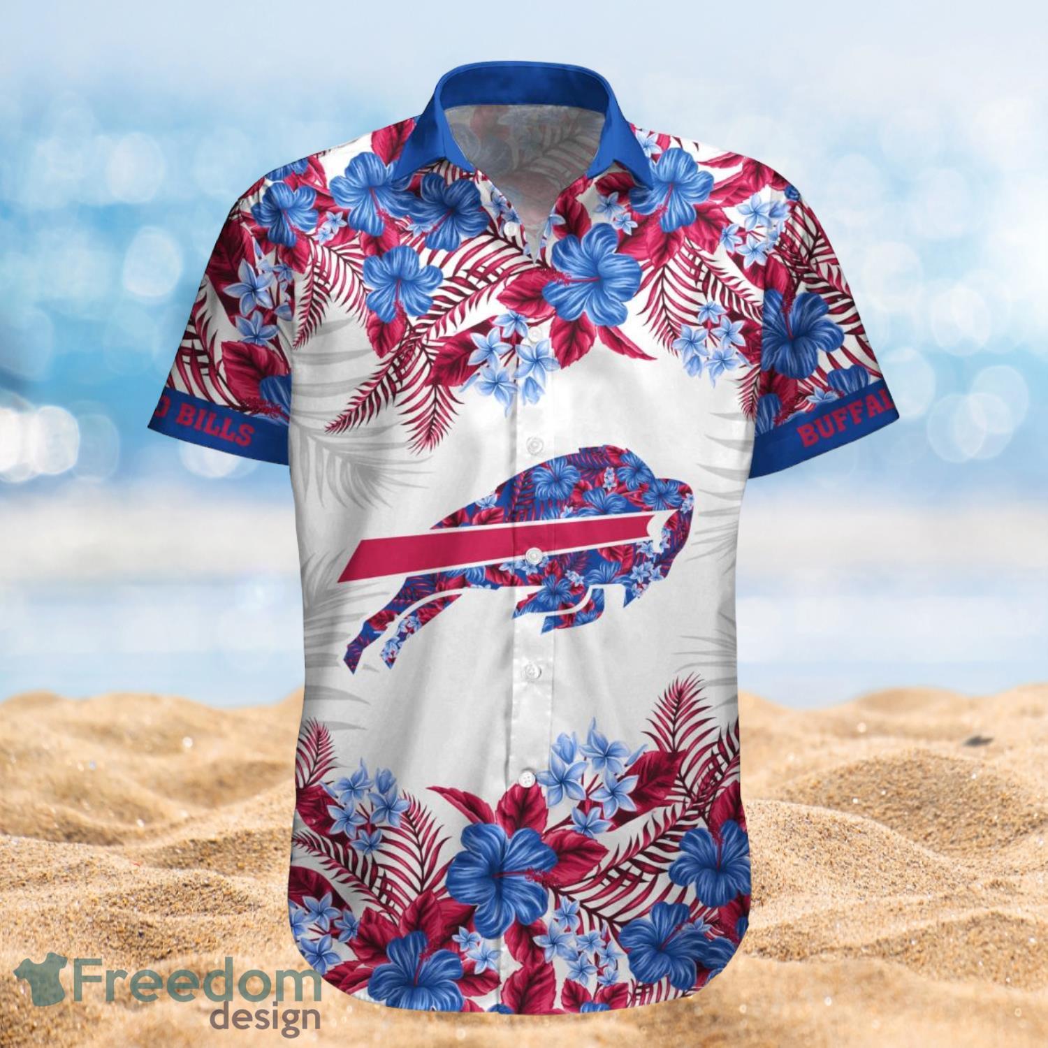 Buffalo Bills Summer Beach Shirt and Shorts Full Over Print Product Photo 1