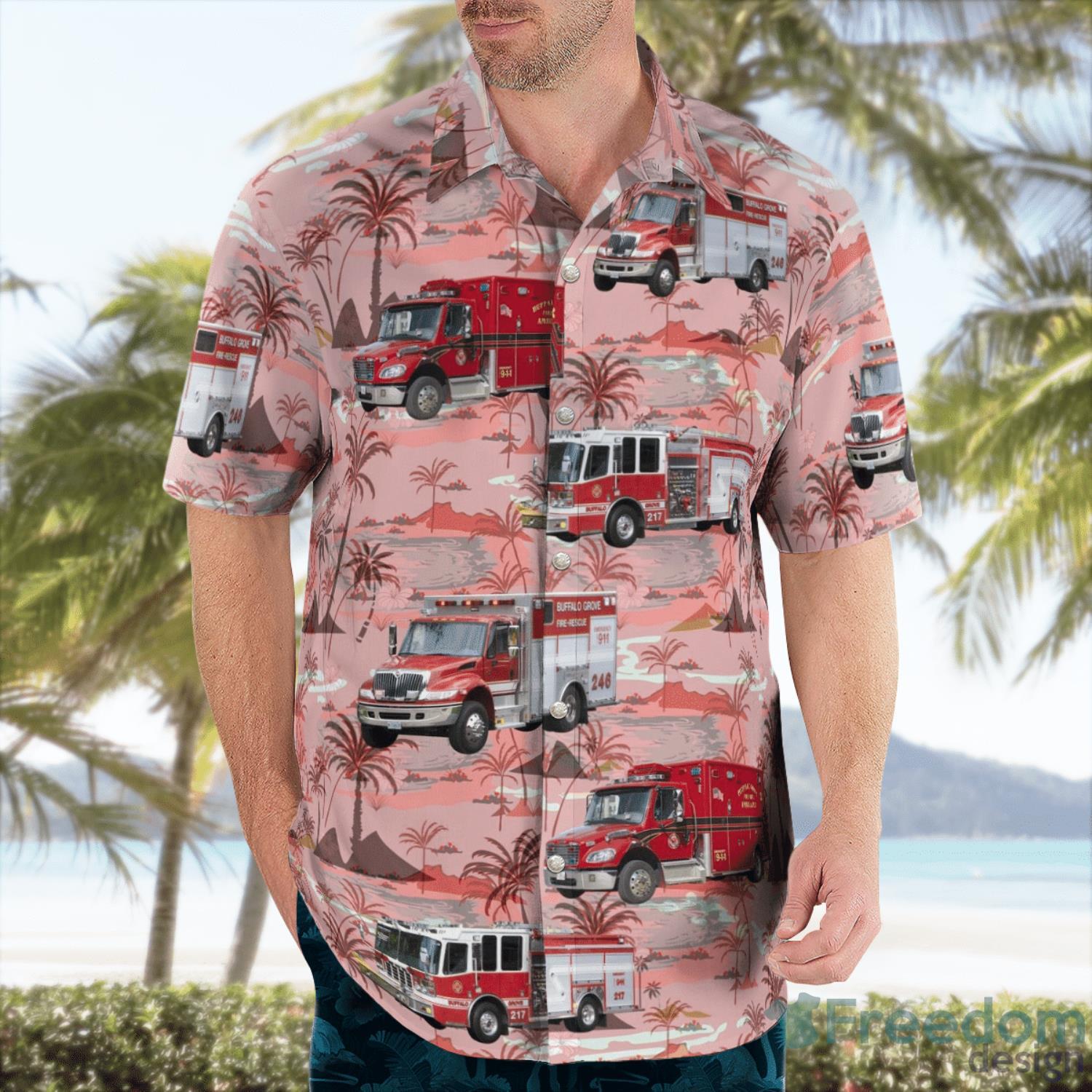 California Clipper Dune Buggy Aloha Summer Gift Hawaiian Shirt