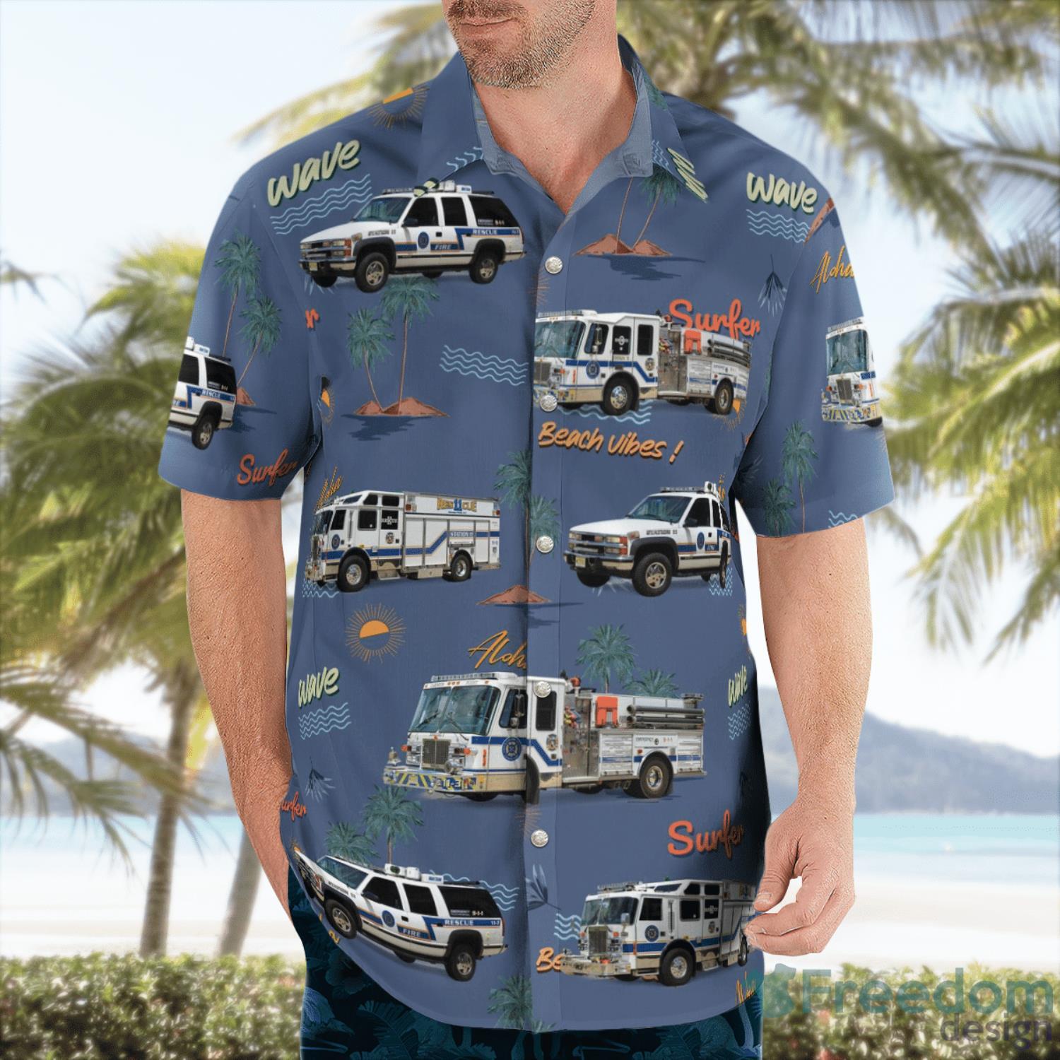 Carneys Point Fire Dept. & Rescue Squad Inc Carneys Point New Jersey Aloha summer Gift Hawaiian Shirt Product Photo 3 Carneys Point Fire Dept. & Rescue Squad Inc Carneys Point New Jersey Aloha summer Gift Hawaiian Shirt Product Photo 3