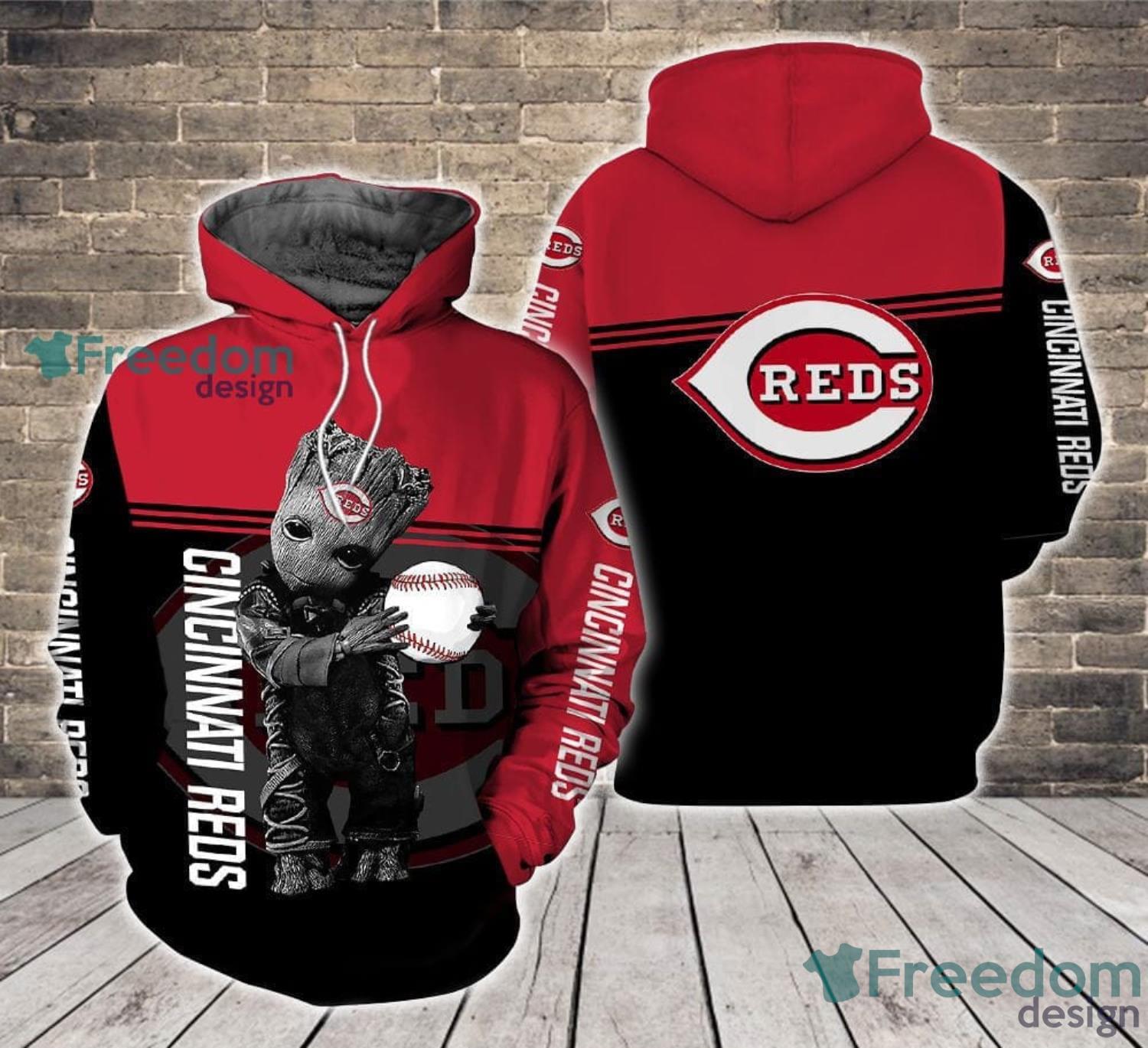 Cincinnati Reds 3D Hoodie For Women Men - T-shirts Low Price