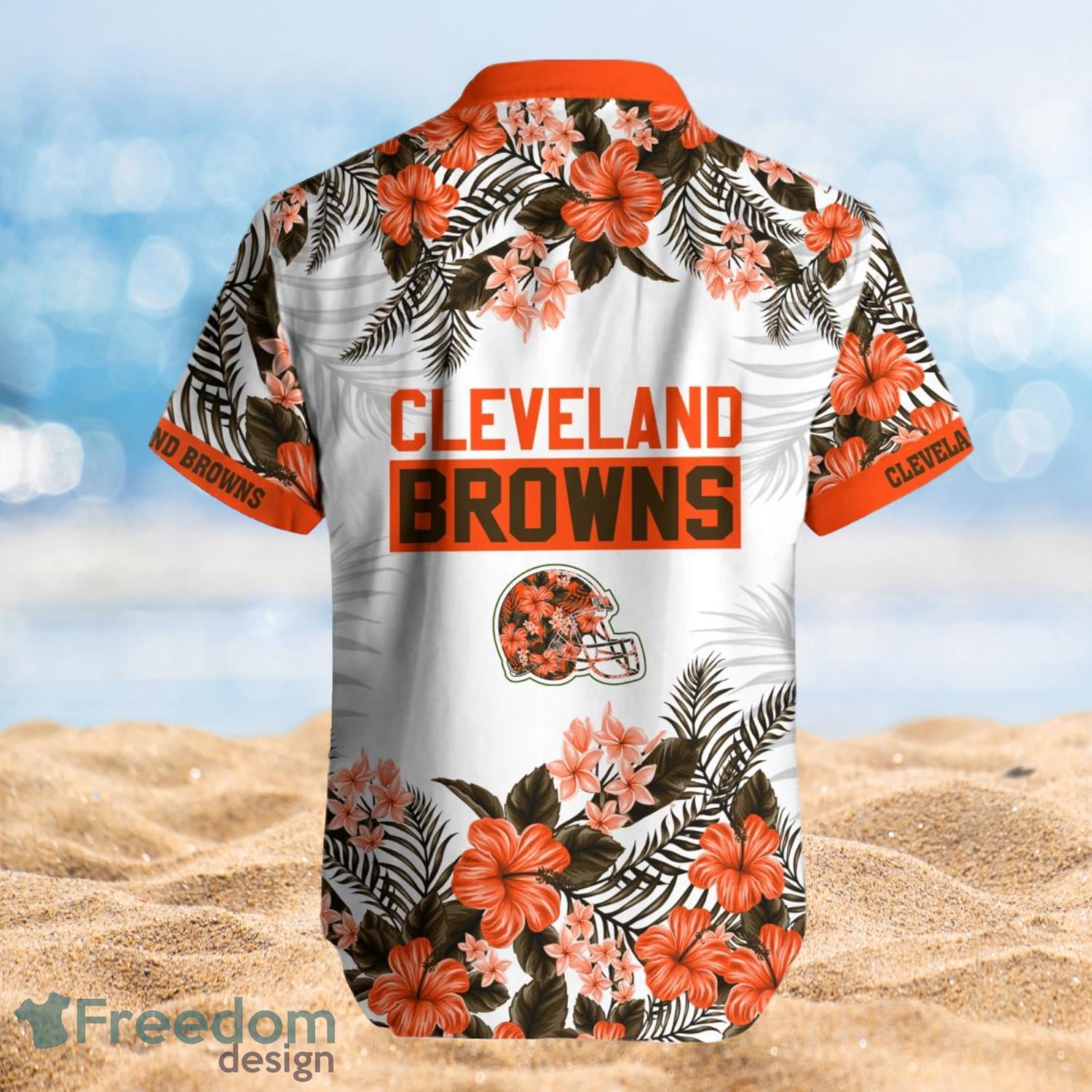Cleveland Browns Summer Beach Shirt and Shorts Full Over Print Product Photo 2