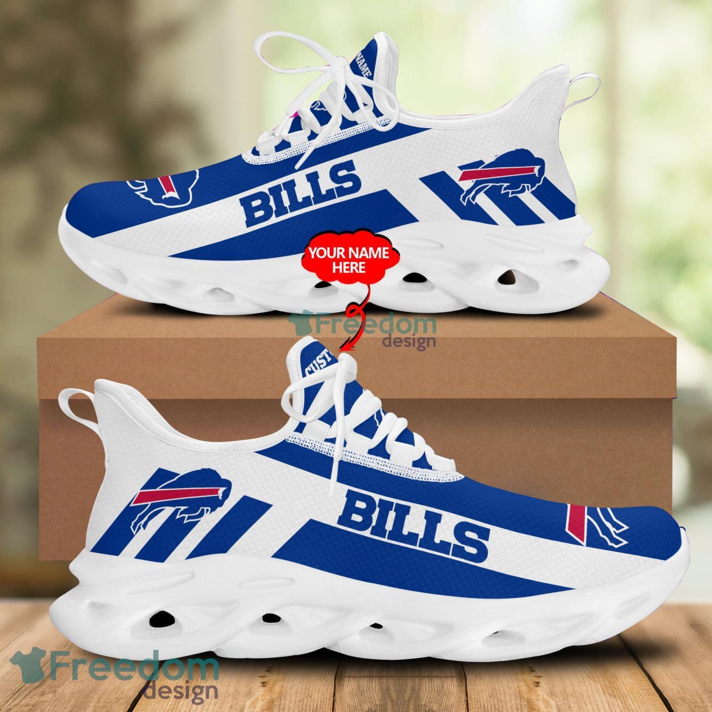 Buffalo Bills Shoes Custom High Top Sneakers For Fans