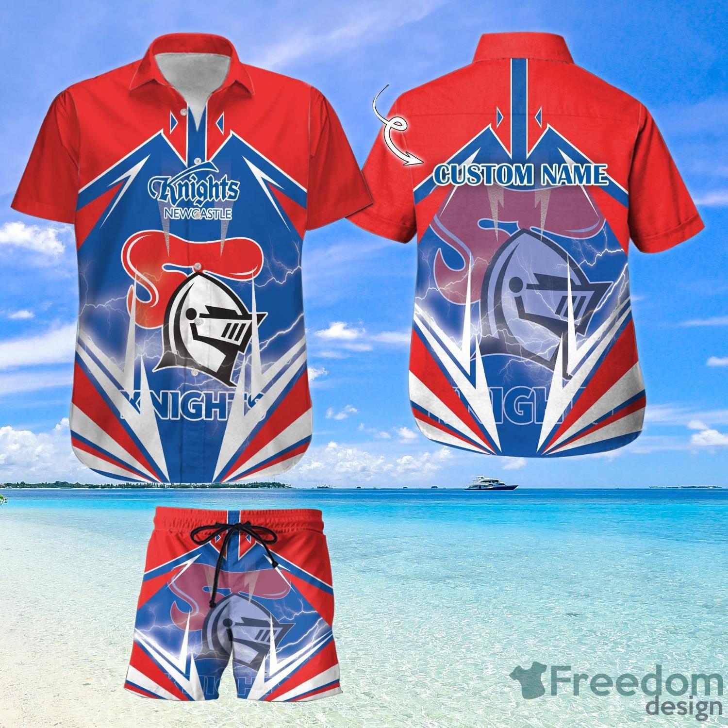 Personalized North Queensland Cowboys Hawaiian Shirt And Shorts