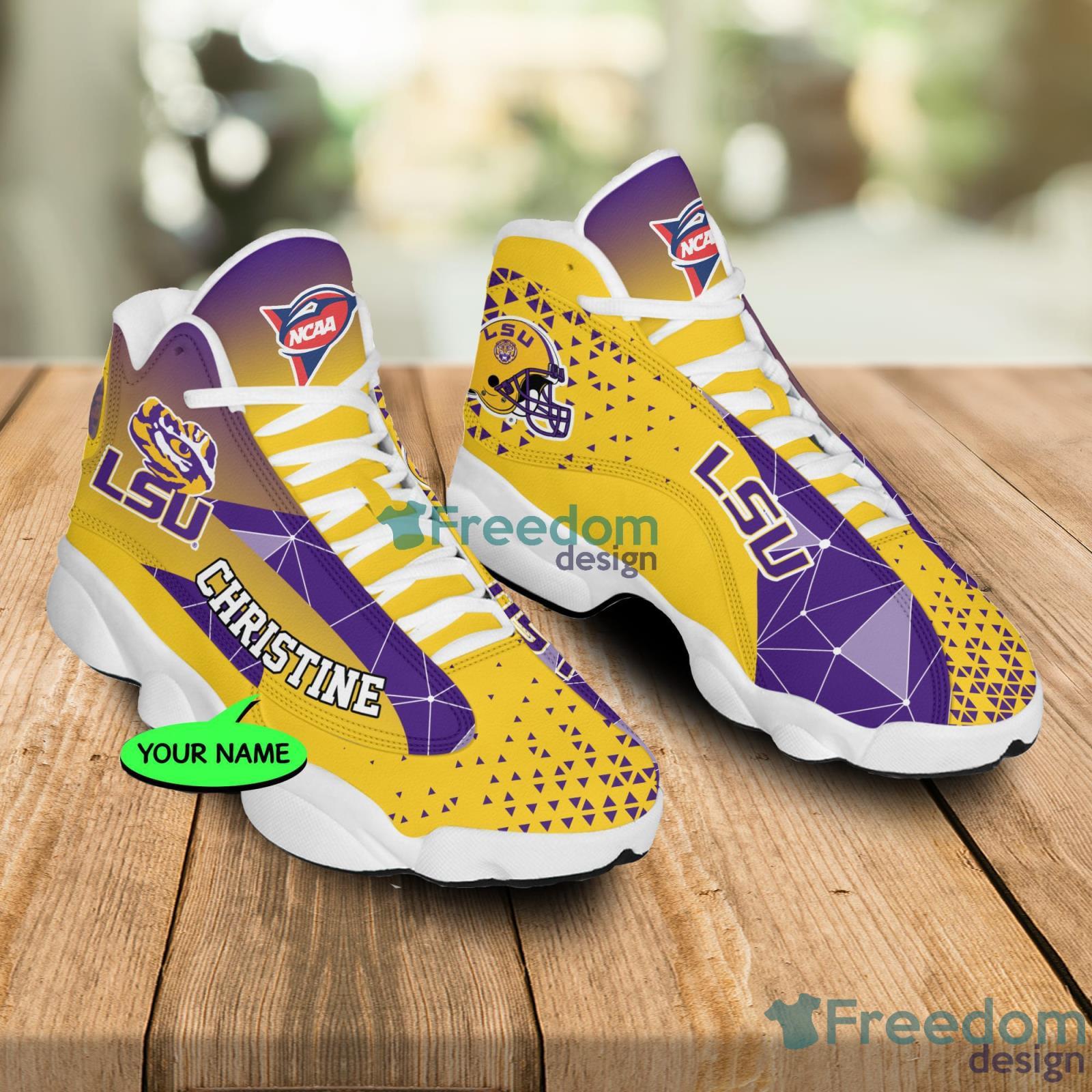 LSU Tigers Air Jordan 4 Shoes Sneaker Custom Name For Men And Women