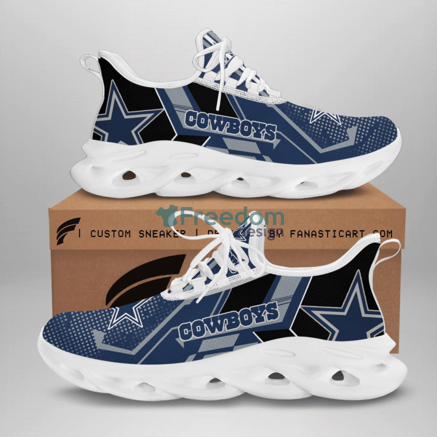 Personalized Dallas Cowboys Max Soul Shoes Complement For Men And Women  Gift Fans Clunky Sneakers - Freedomdesign