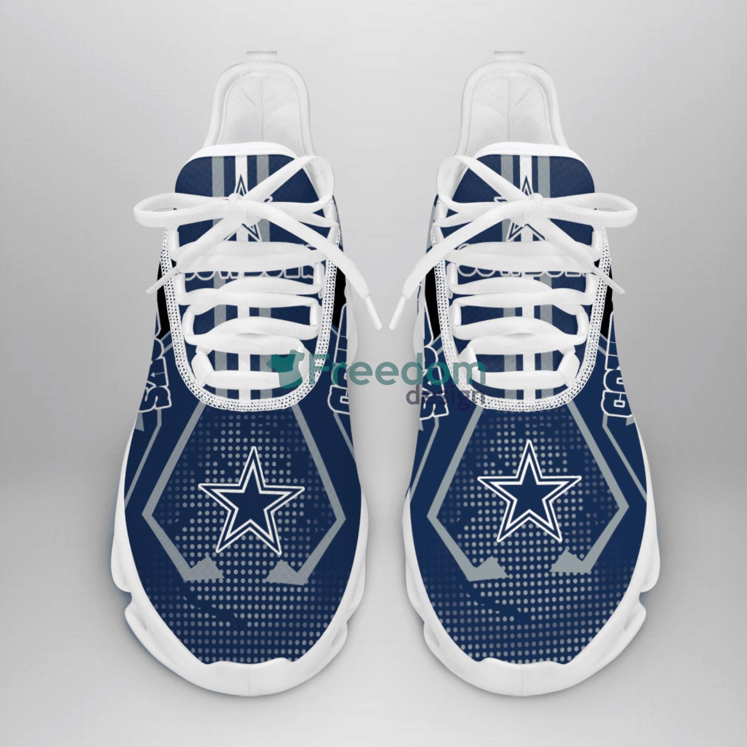 NFL Dallas Cowboys Logo Sneakers Max Soul Shoes For Men And Women -  Freedomdesign