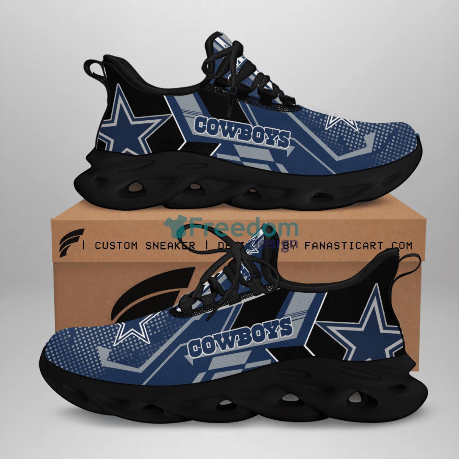 Dallas Cowboys Custom Sneakers Max Soul Shoes For Men And Women