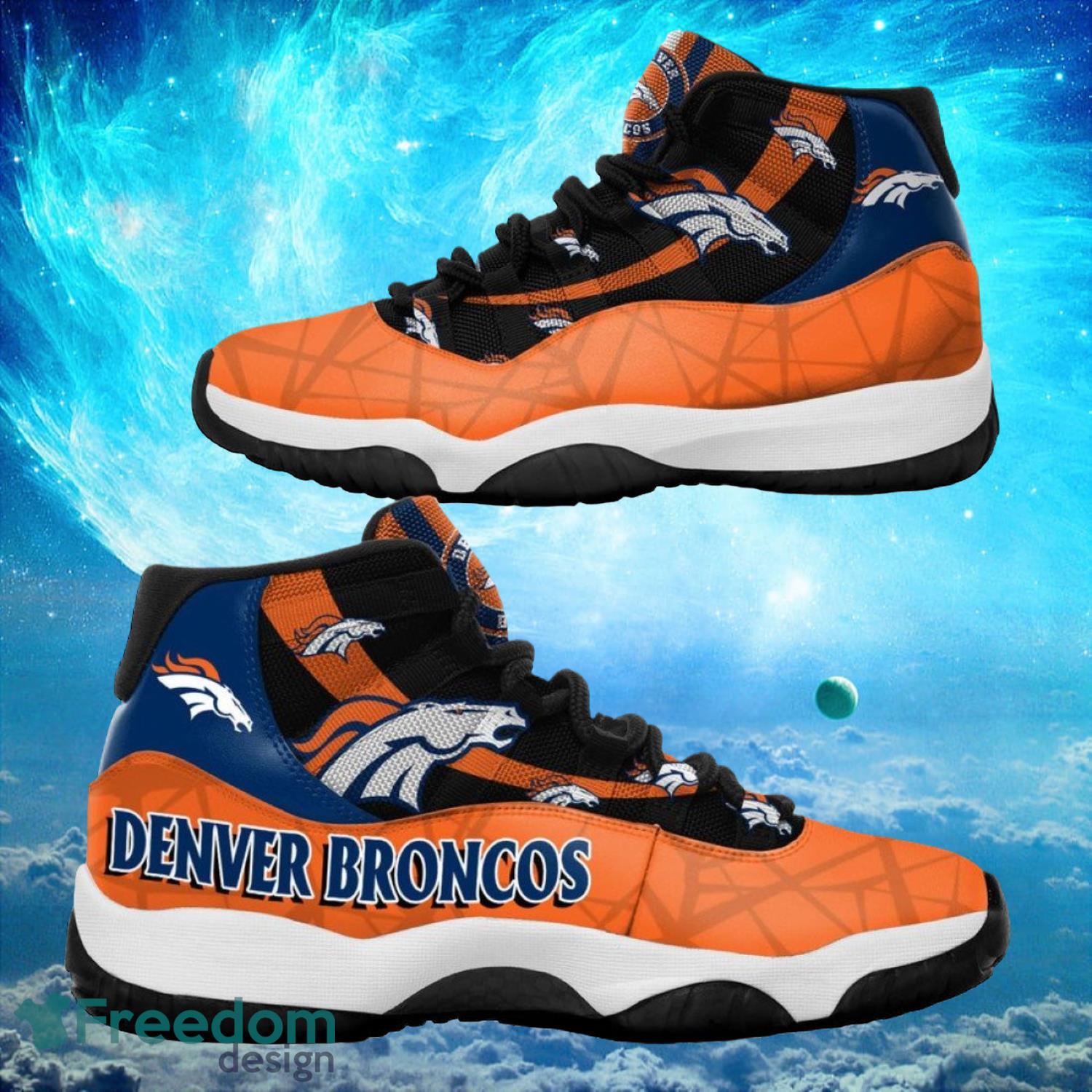 Denver Broncos NFL Air Jordan 11 Sneakers Shoes Gift For Fans Product Photo 1