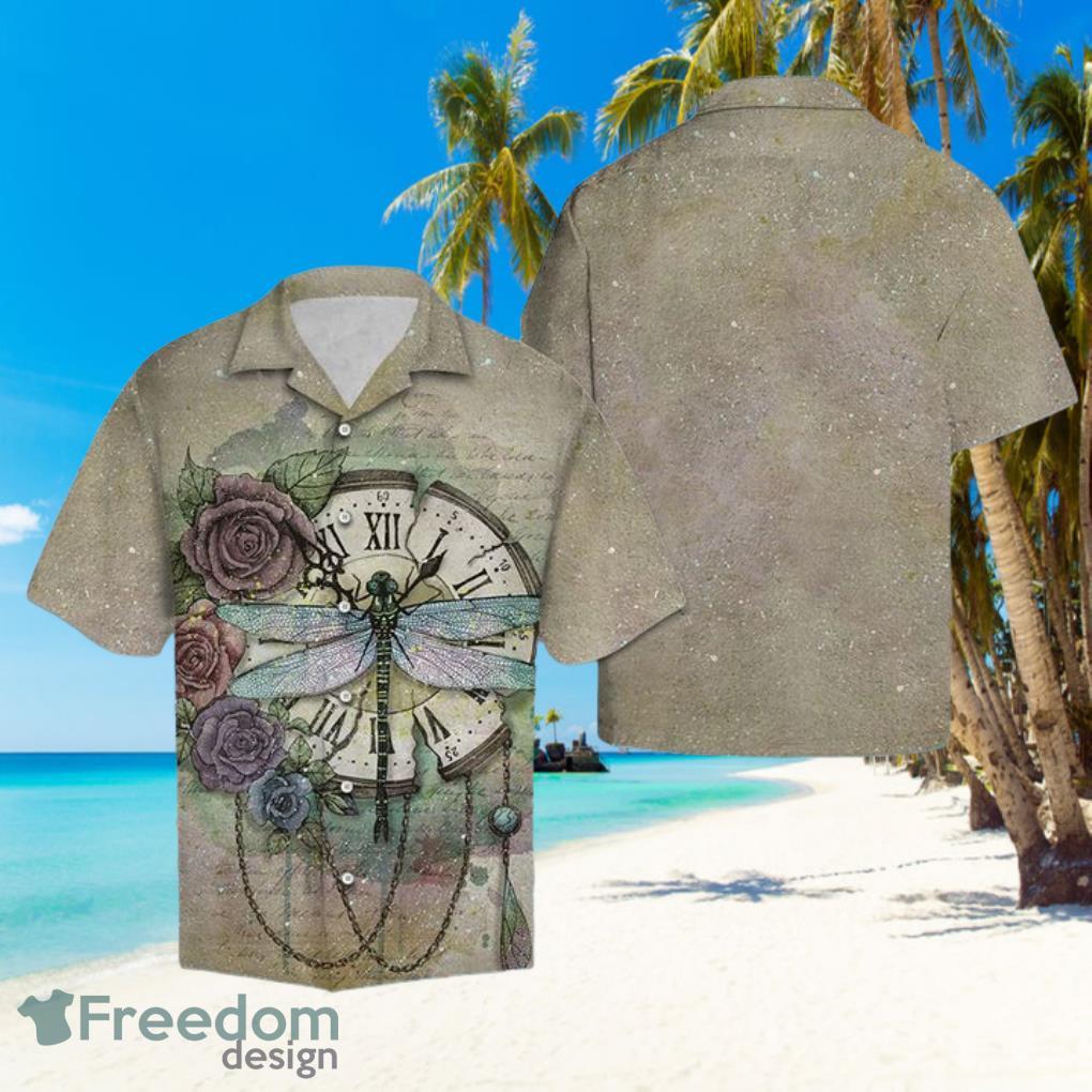 Dragonfly Time Hawaiian Summer Beach Shirt Full Over Print Product Photo 1