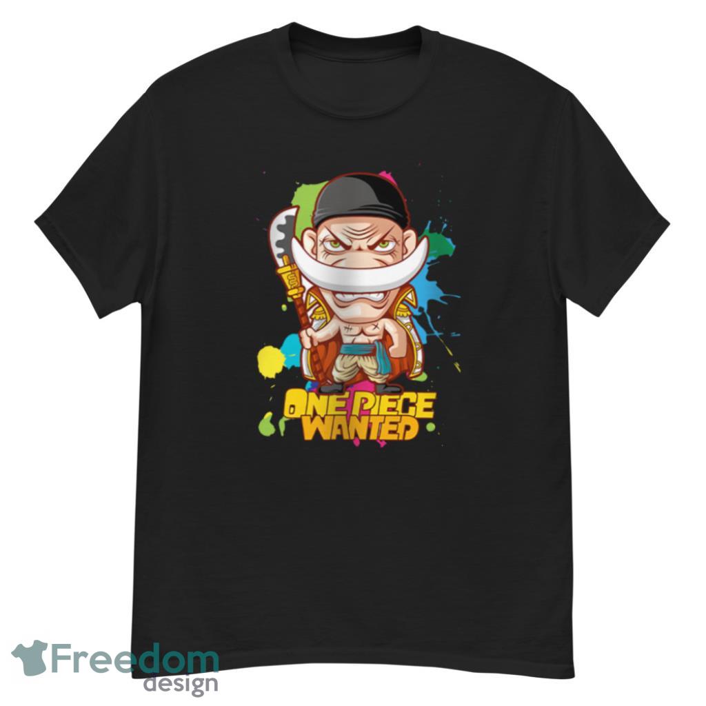 Edward Newgate Whitebeard Yonko Custom Anime One Piece Chibi Dark T-Shirt Product Photo 1