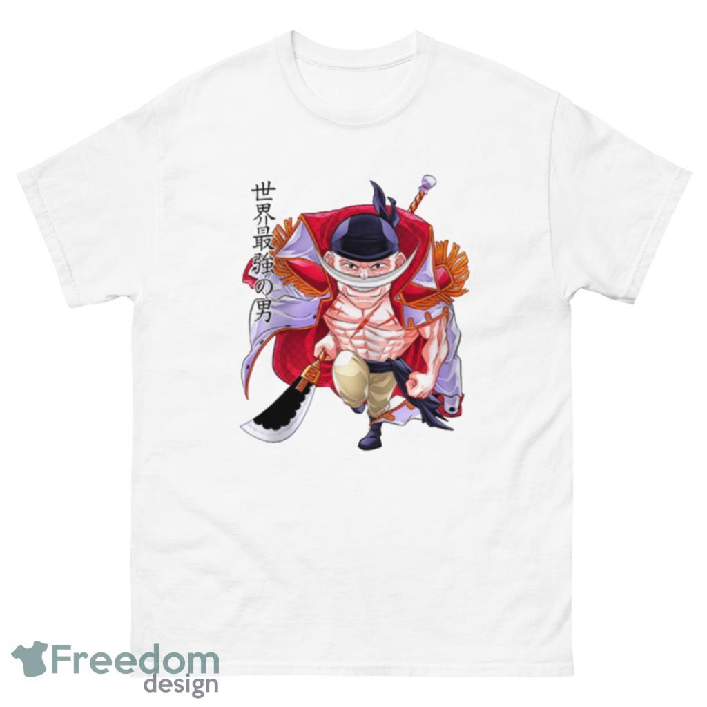 Edward Newgate Whitebeard Yonko Custom Anime One Piece Chibi Light T-Shirt Product Photo 2