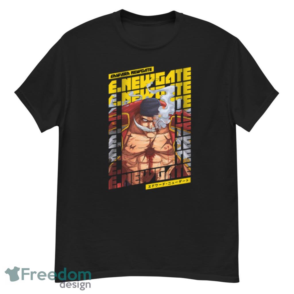 Edward Newgate Whitebeard Yonko Custom Anime One Piece T-Shirt Product Photo 1