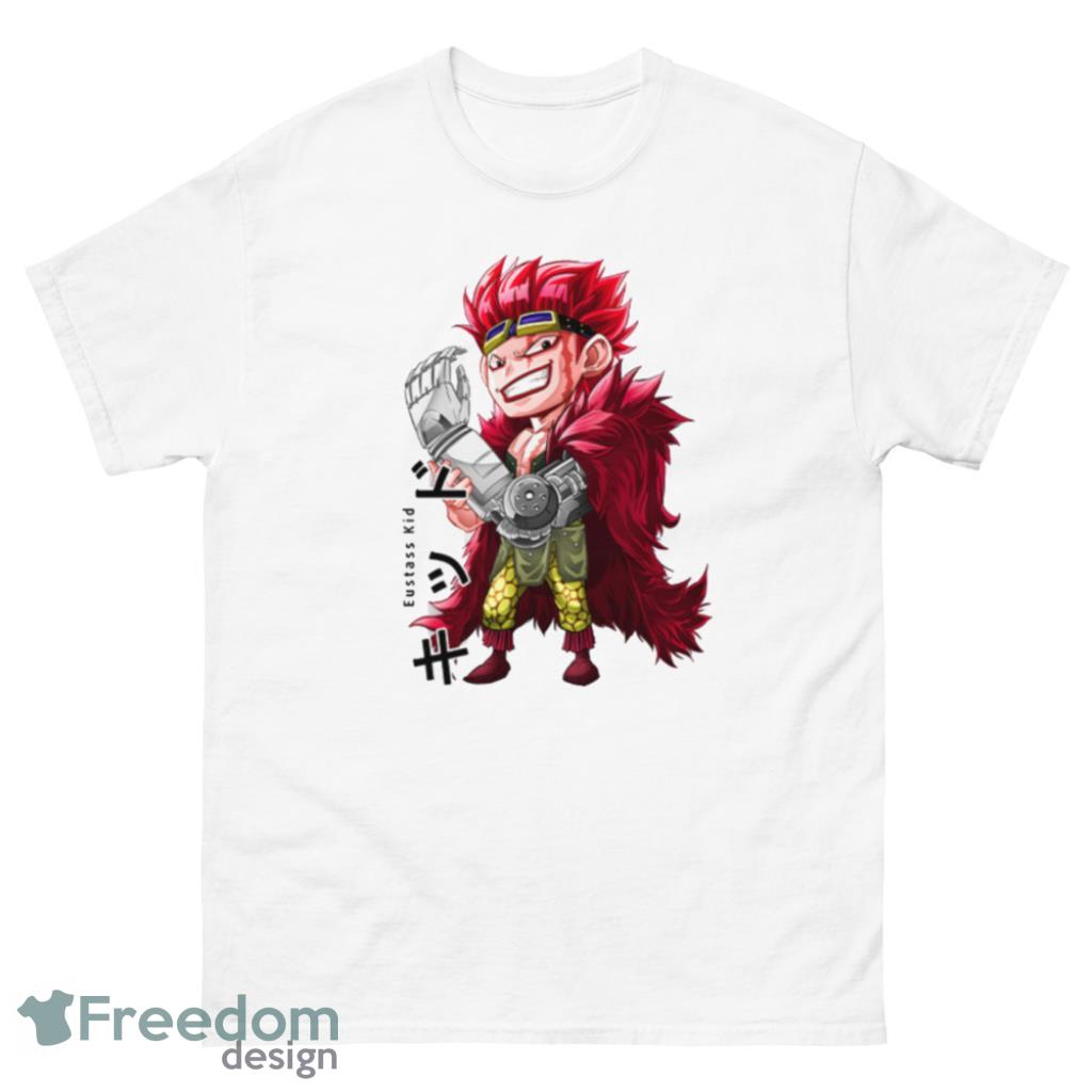 Eustass Kid Custom Anime One Piece Chibi T-Shirt Product Photo 2