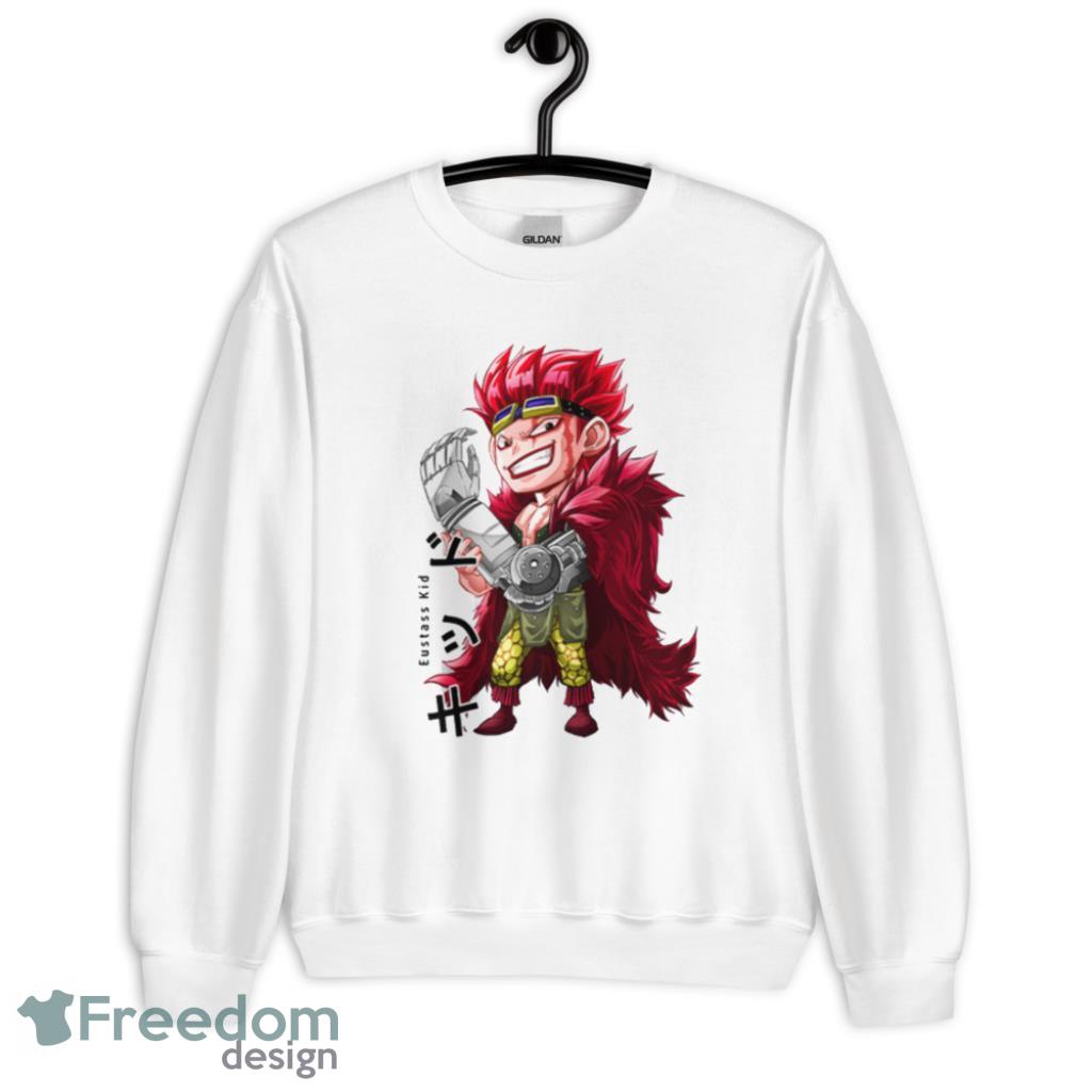 Eustass Kid Custom Anime One Piece Chibi T-Shirt Product Photo 1