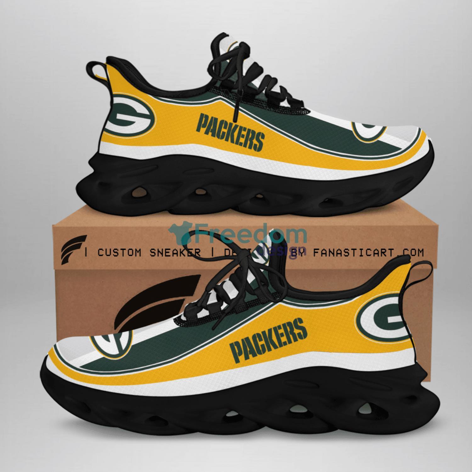 Green Bay Packers Max Soul Shoes 5 Men And Women For Fans - Freedomdesign