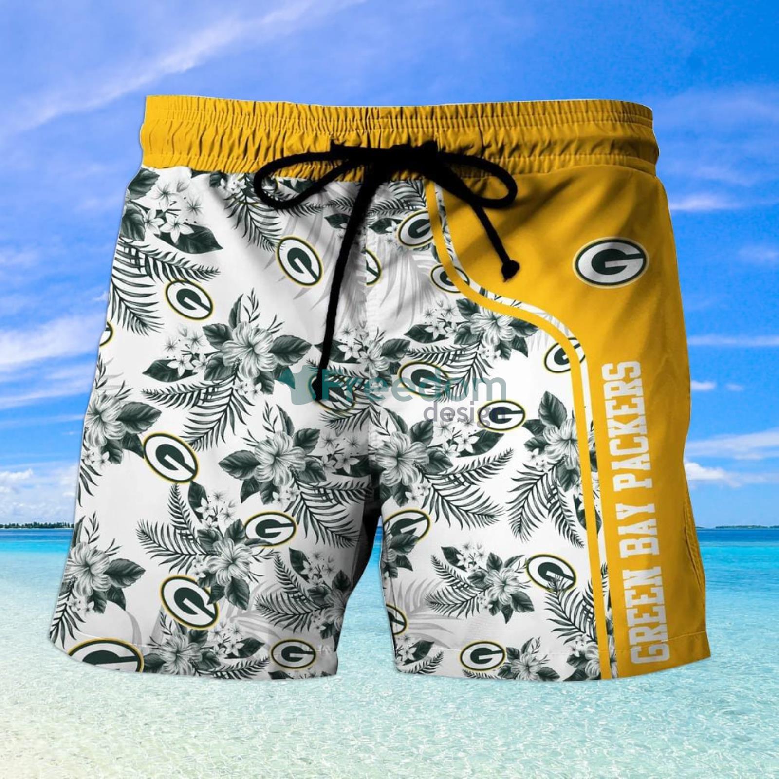 Green Bay Packers NFL Team Logo Baby Yoda Hawaiian Shirt - Freedomdesign