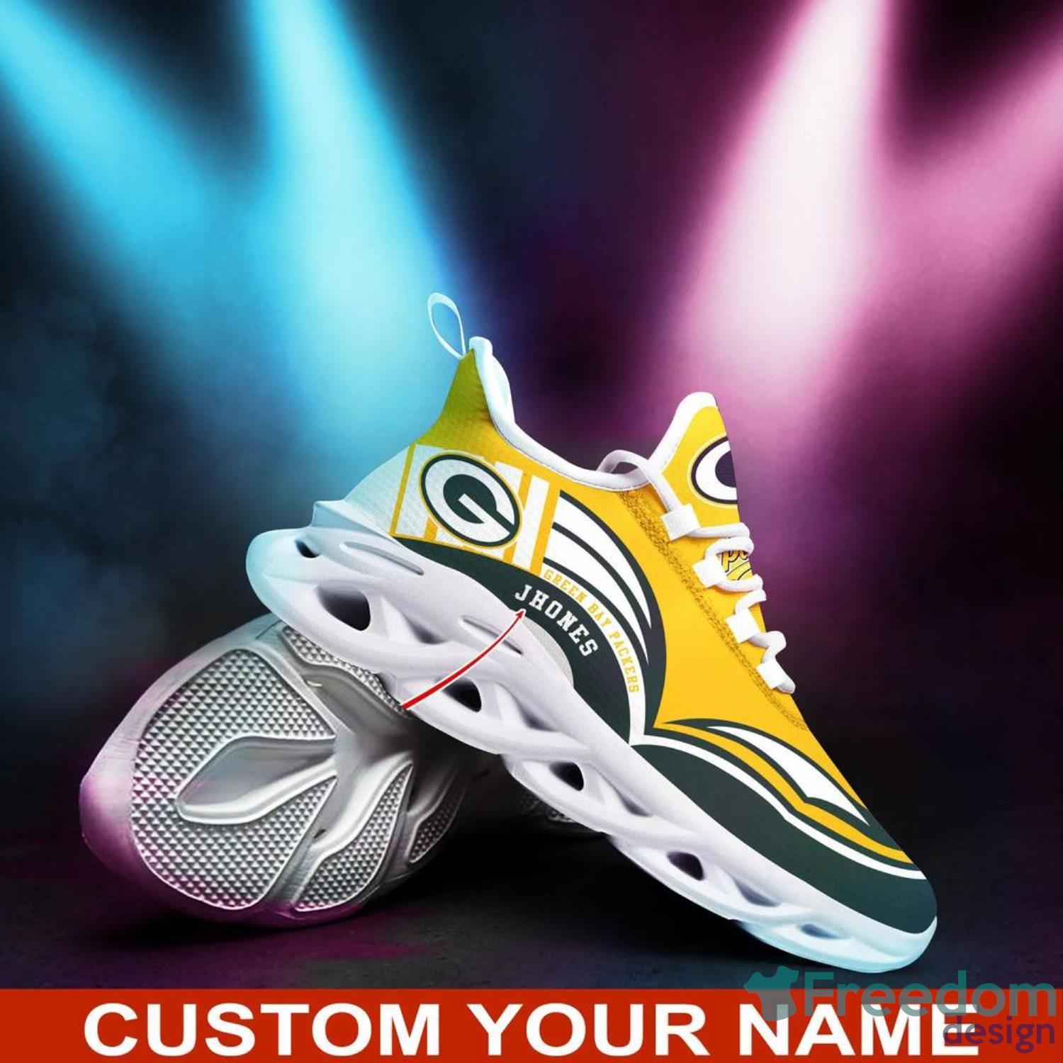 Green Bay Packers NFL Max Sou Sneakers Running Shoes - Banantees