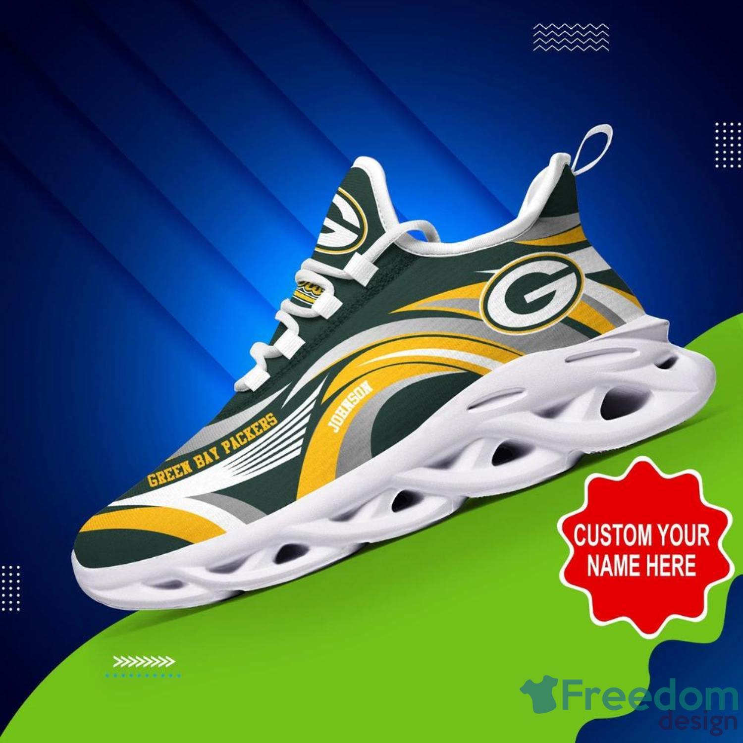 Green Bay Packers style8 Design Max Soul Shoes For Men And Women - Banantees