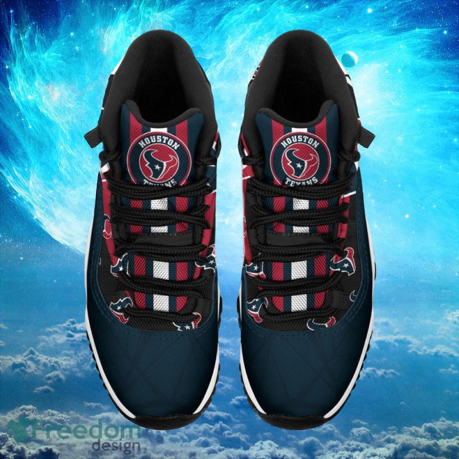 Houston Texans NFL Air Jordan 11 Sneakers Shoes Gift For Fans Product Photo 2