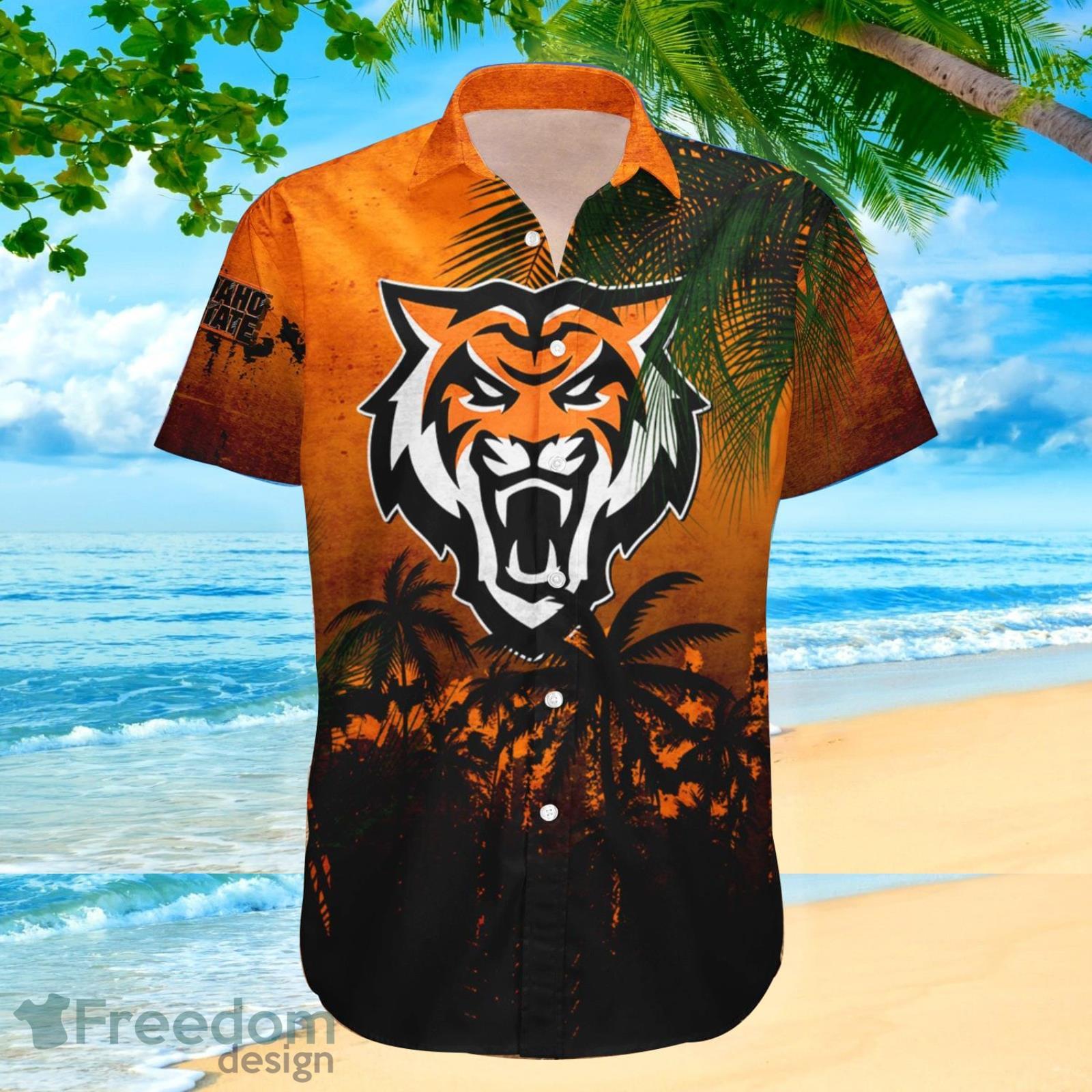 Cincinnati Bengals Coconut Island Hibiscus Hawaiian Shirt And Shorts