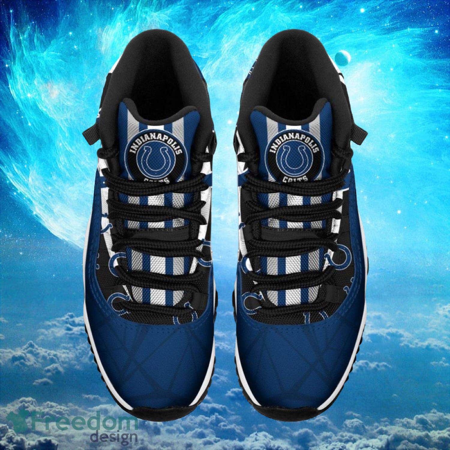 Indianapolis Colts NFL Air Jordan 11 Sneakers Shoes Gift For Fans Product Photo 2