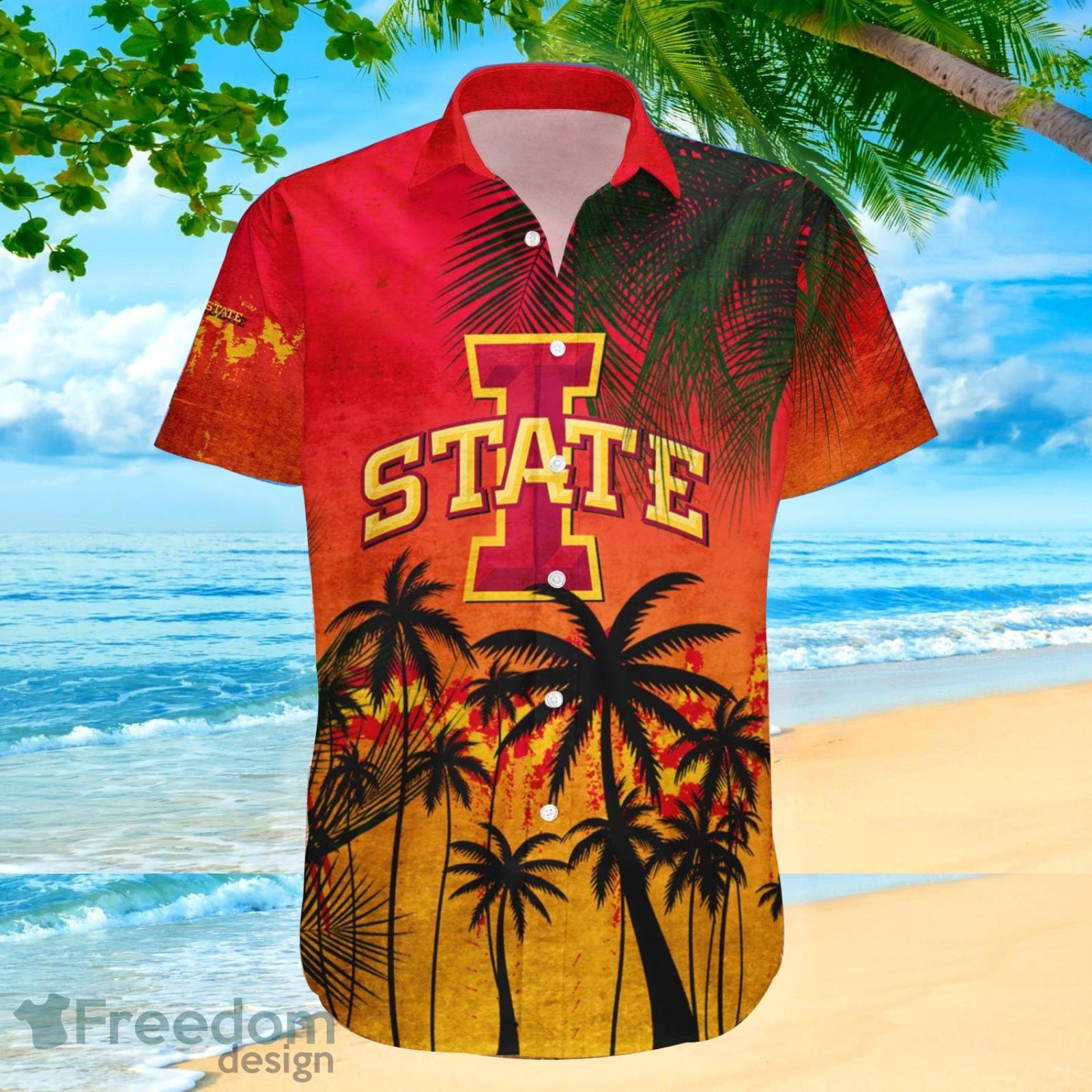 Ncaa Iowa State Cyclones Coconut Cardinal Trendy Hawaiian Shirt