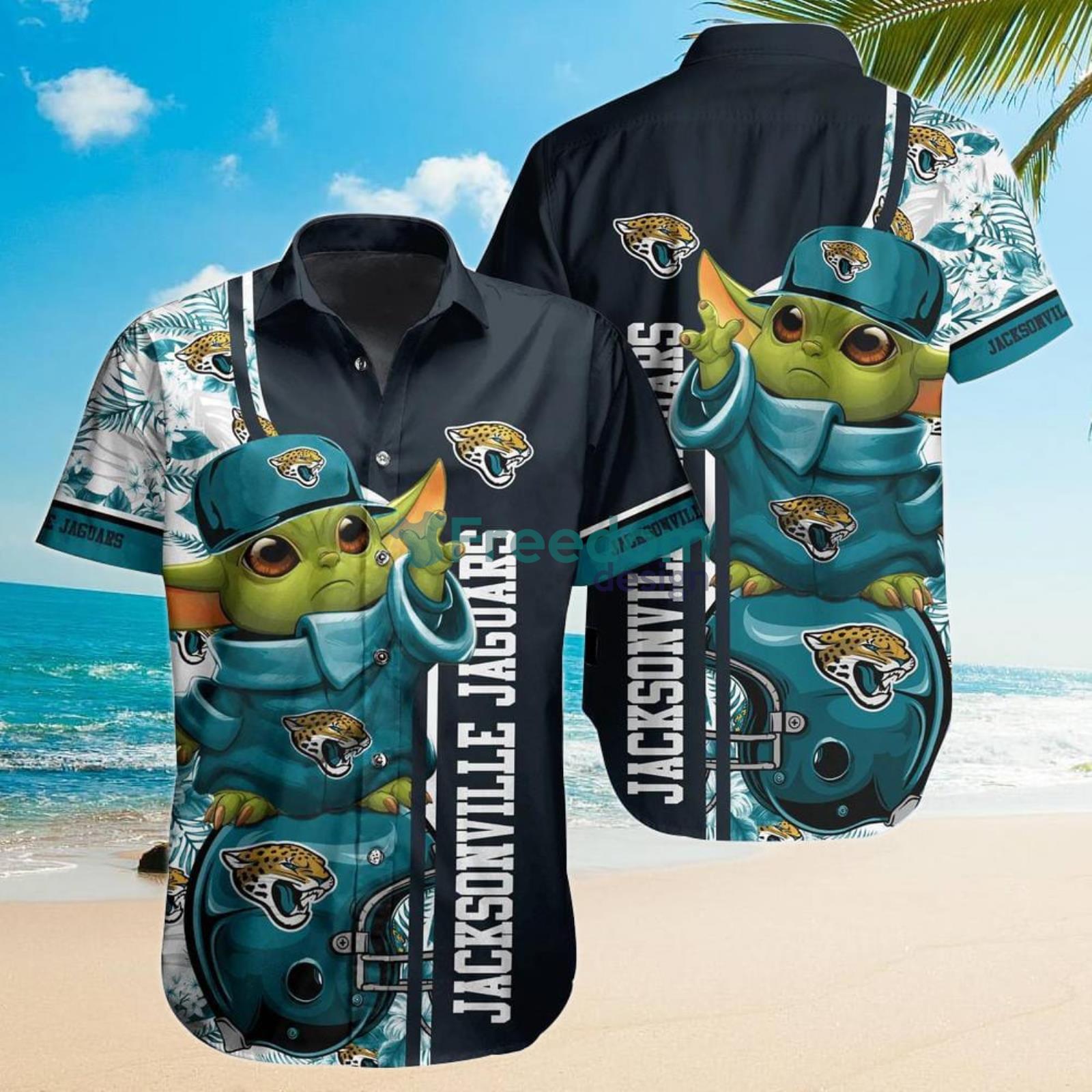 Jacksonville Jaguars Nfl Football Hawaiian Shirt And Short Beach