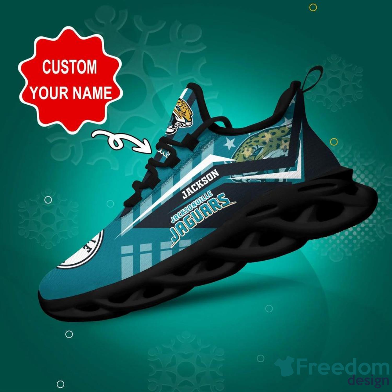 NFL Jacksonville Jaguars Teal White Max Soul Running Shoes - T-shirts Low  Price