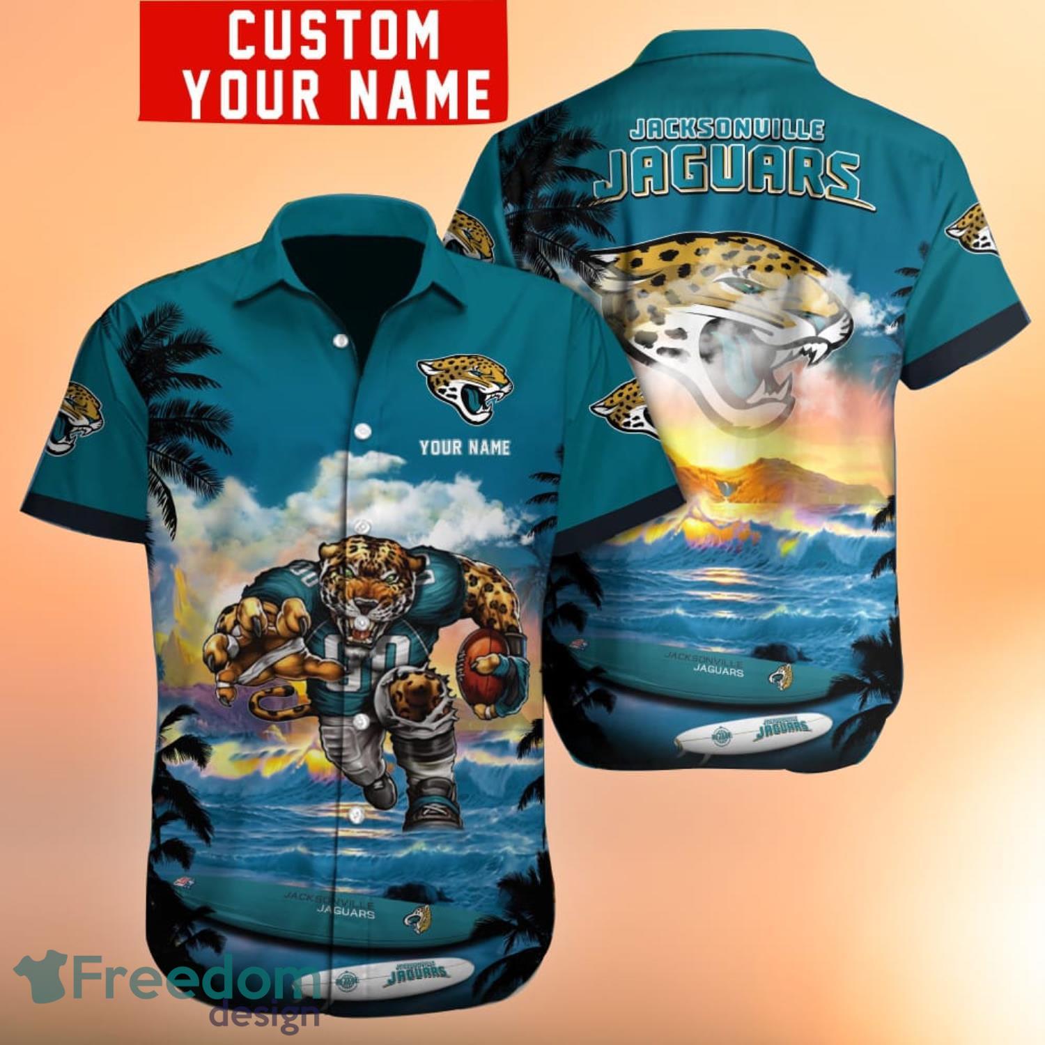 Jacksonville Jaguars Custom Name Baseball Jersey NFL Shirt Best Gift For  Fans
