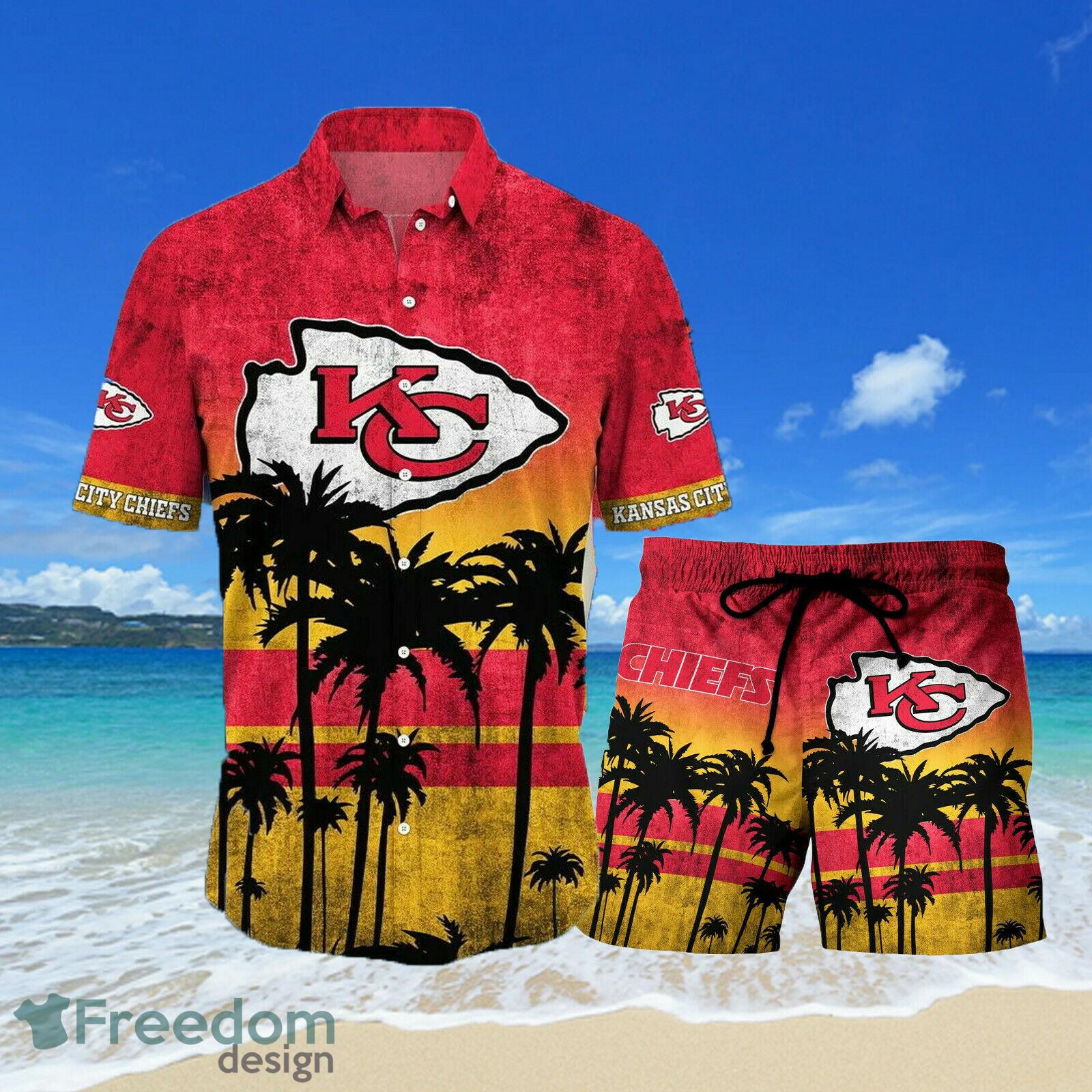 Kansas City Chiefs Dirty Grunge Texture Design Hawaiian Shirt And Short Set Product Photo 3 Kansas City Chiefs Dirty Grunge Texture Design Hawaiian Shirt And Short Set Product Photo 3