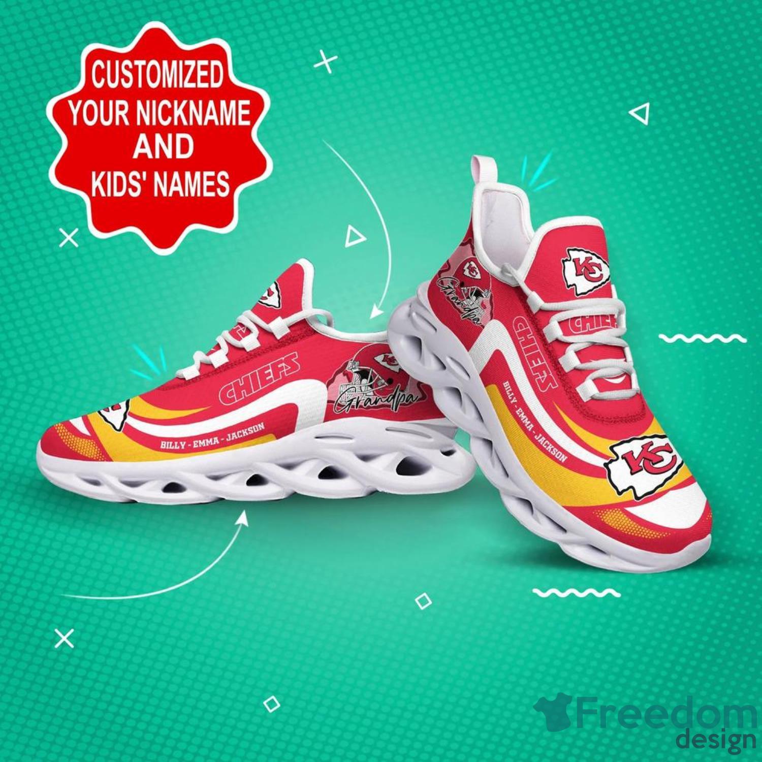 kansas city chiefs nike tennis shoes