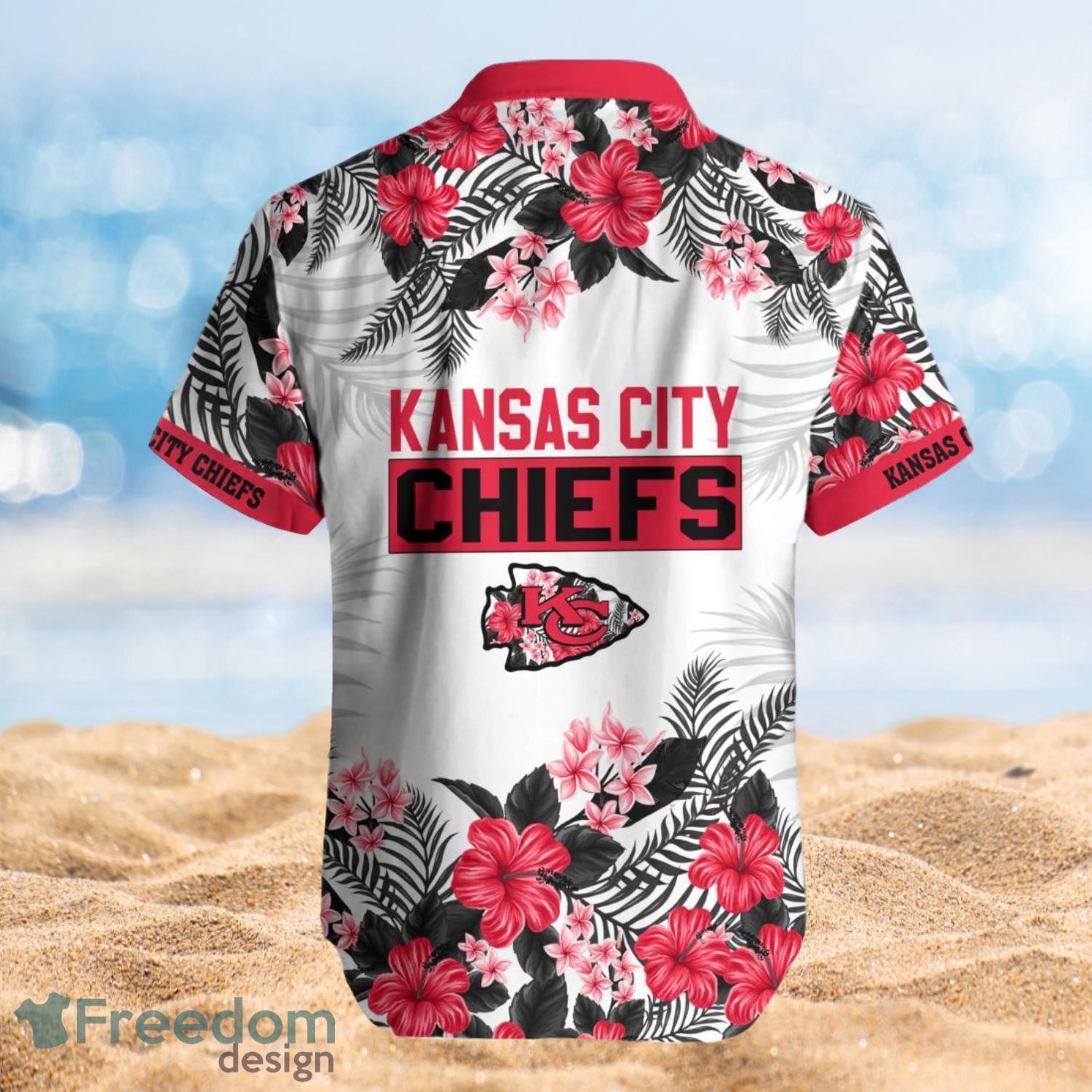 Kansas City Chiefs Summer Beach Shirt and Shorts Full Over Print Product Photo 2