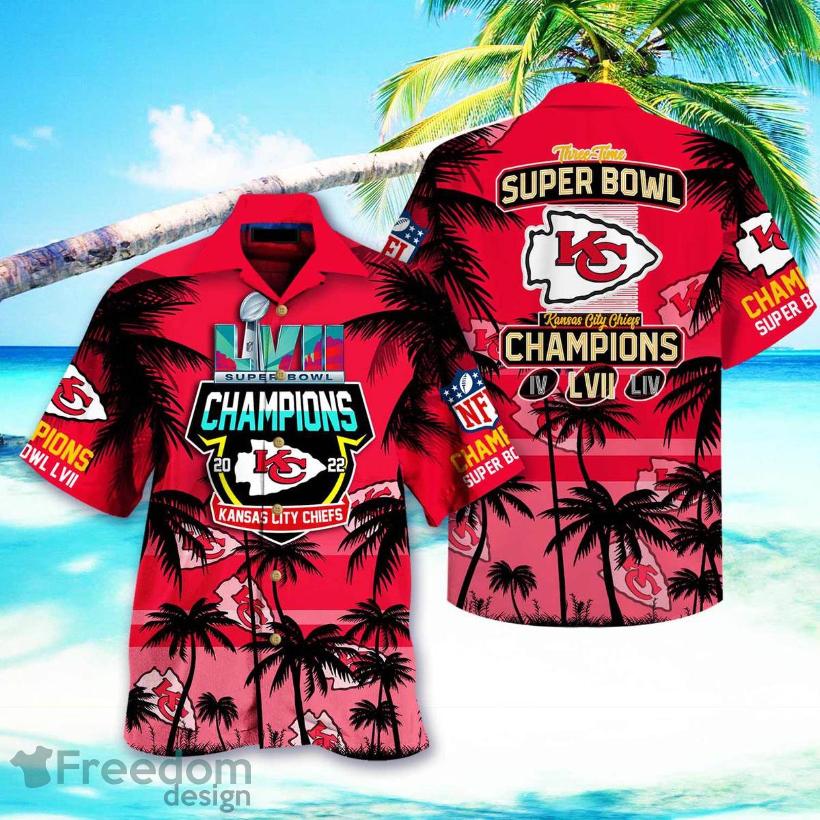 Kansas City Chiefs Hawaiian Shirt And Short - Freedomdesign