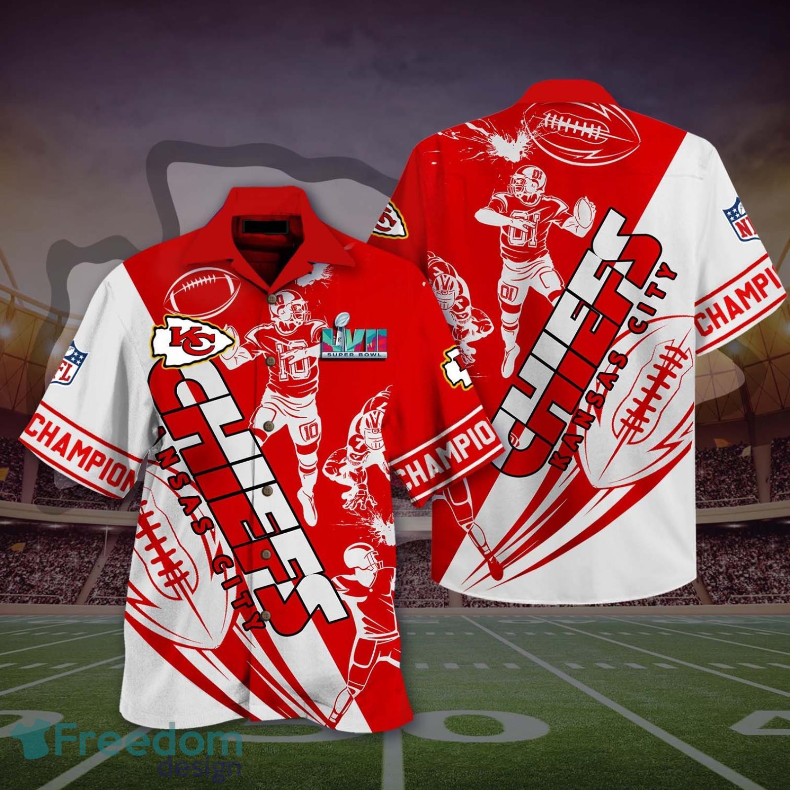 Sugar Skull Kansas City Chiefs Hawaiian Shirt - Hot Sale 2023