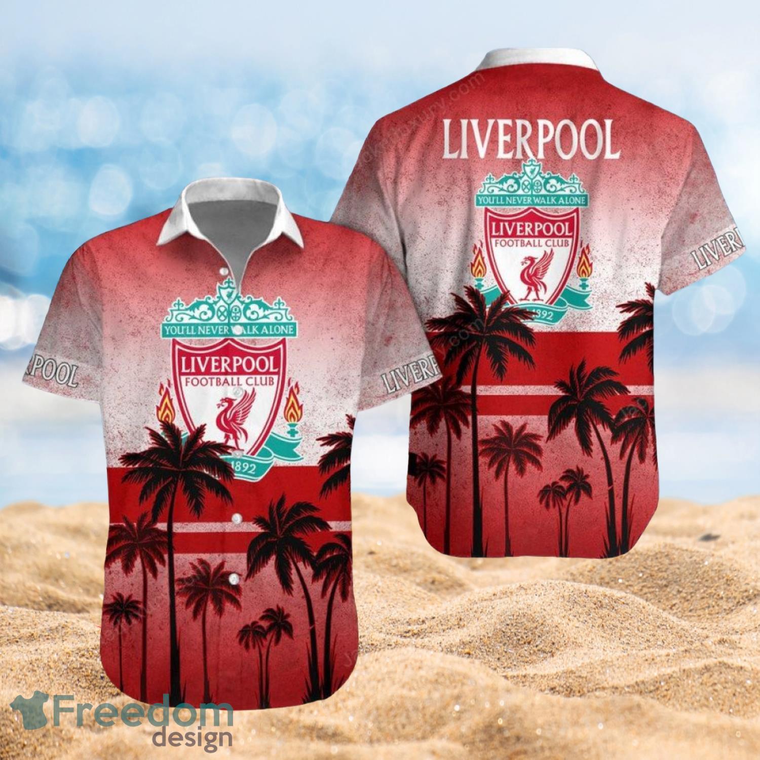 Liverpool FC Summer Beach Shirt and Shorts Full Over Print Product Photo 1