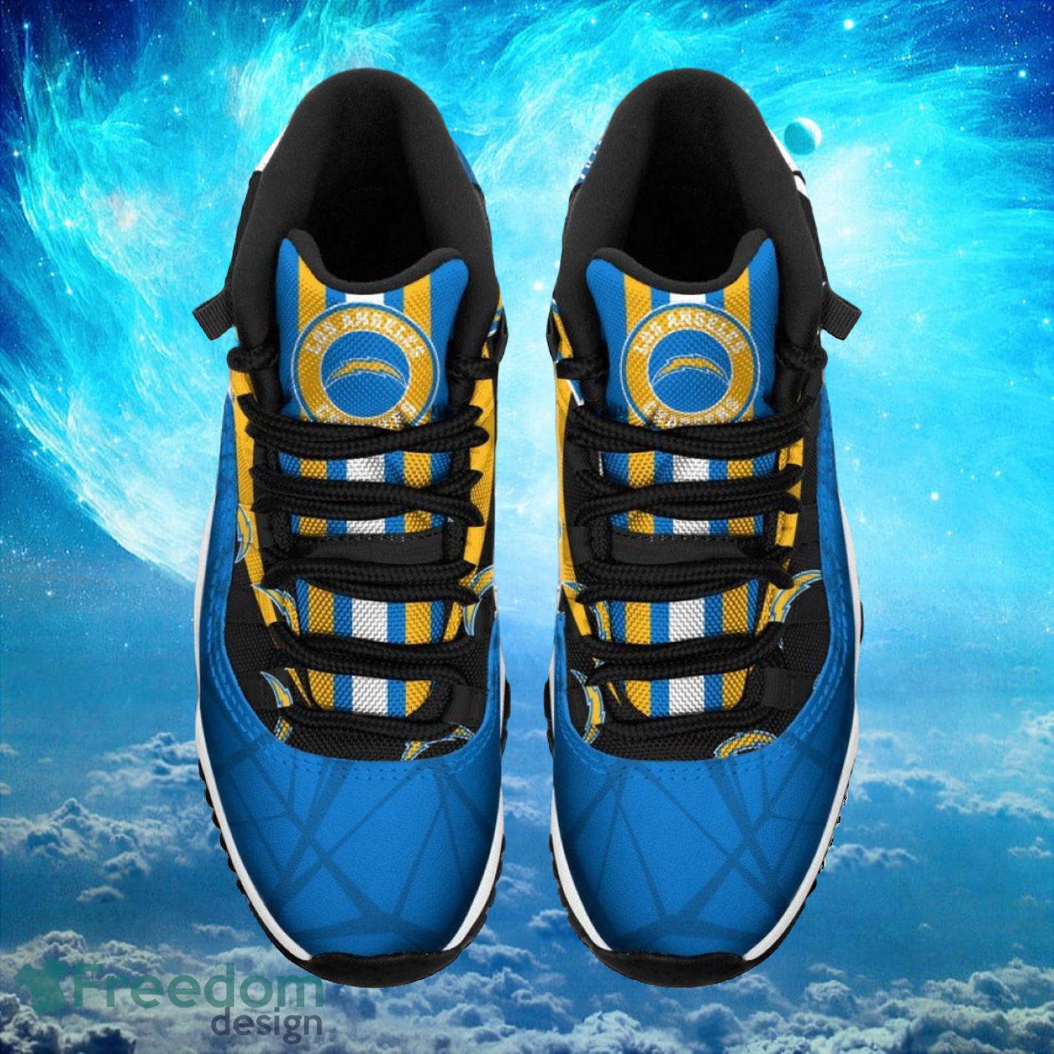 Los Angeles Chargers NFL Air Jordan 11 Sneakers Shoes Gift For Fans Product Photo 2