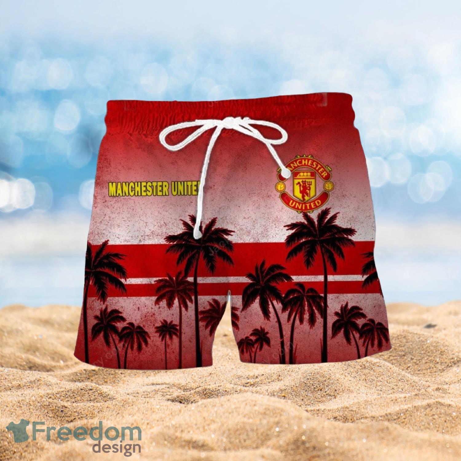 Manchester United FC Summer Beach Shirt and Shorts Full Over Print Product Photo 2