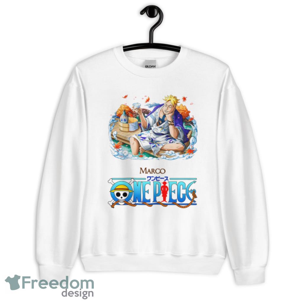 Marco the Phoenix Wano Act Custom Anime One Piece T-Shirt Product Photo 1