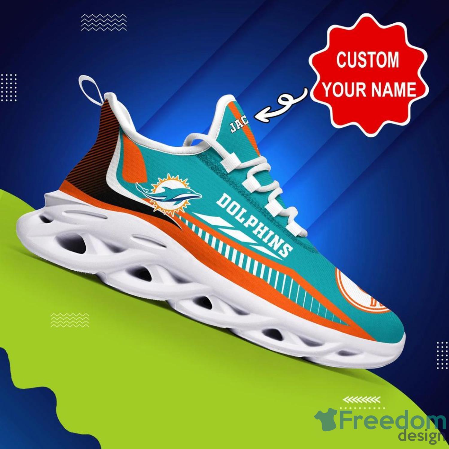 Miami Dolphins NFL Max Sou Sneakers Running Shoes