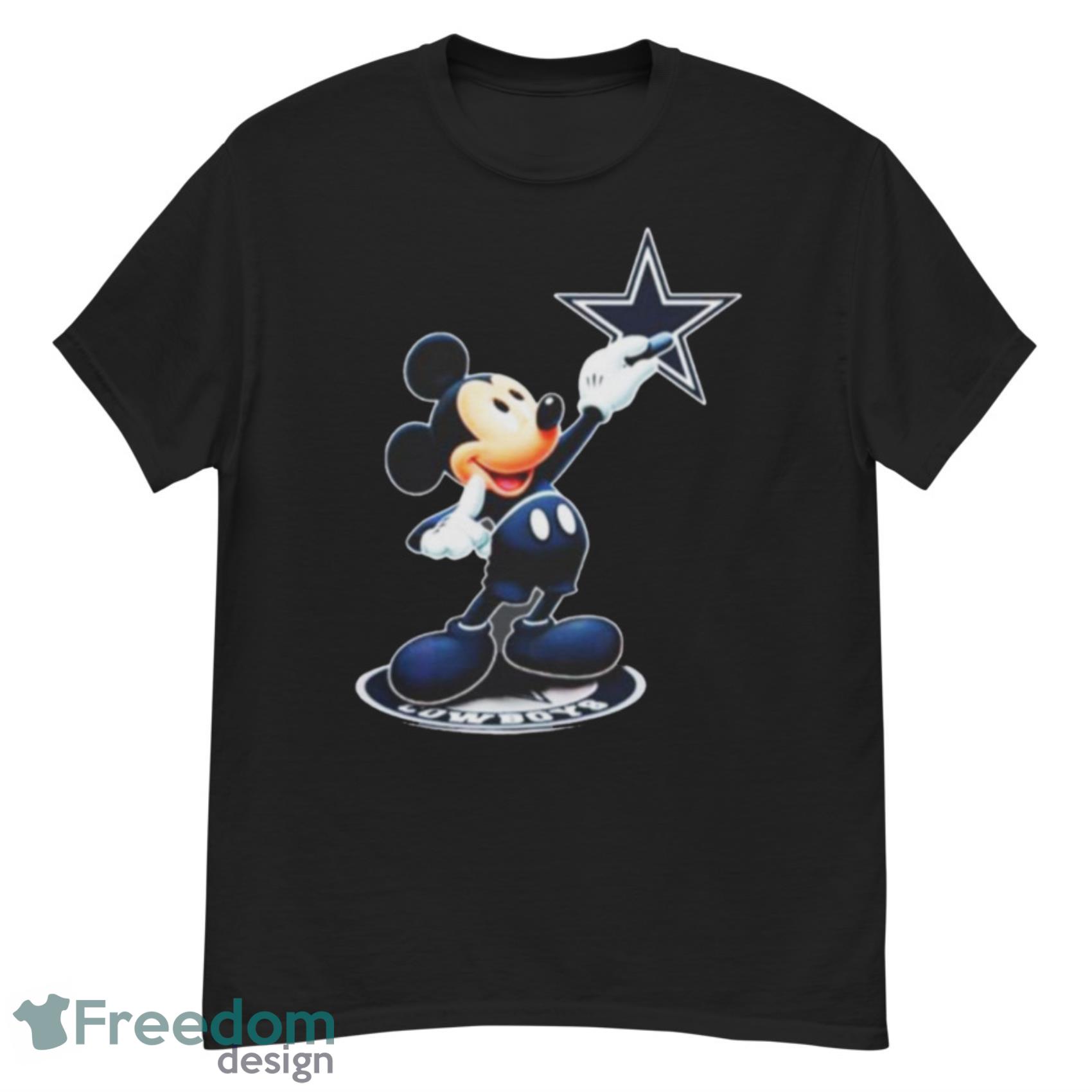 Dallas Cowboys christmas t shirt custom Mickey mouse - Dallas