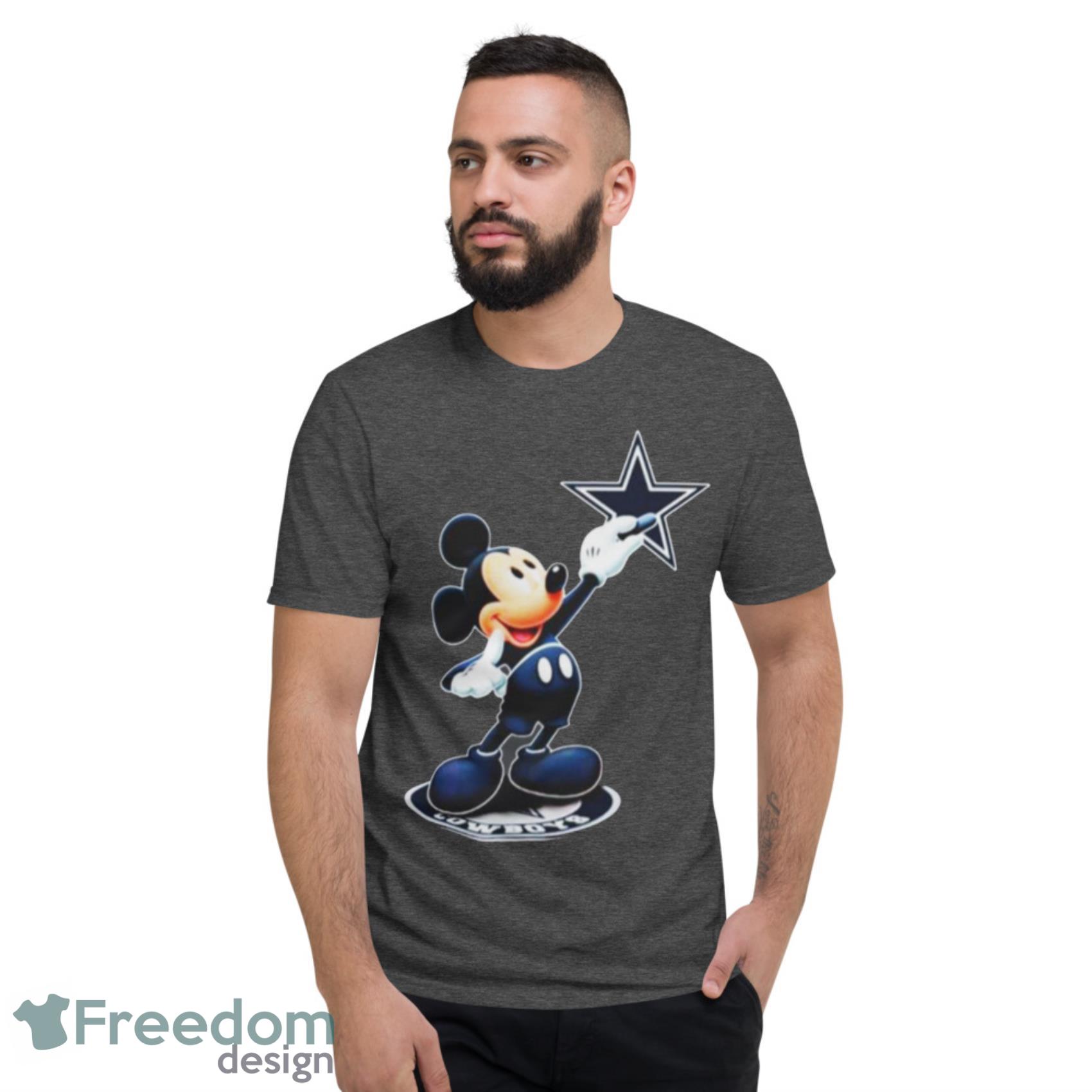 NFL Dallas Cowboys Mickey Mouse Disney Football T Shirt - Rookbrand