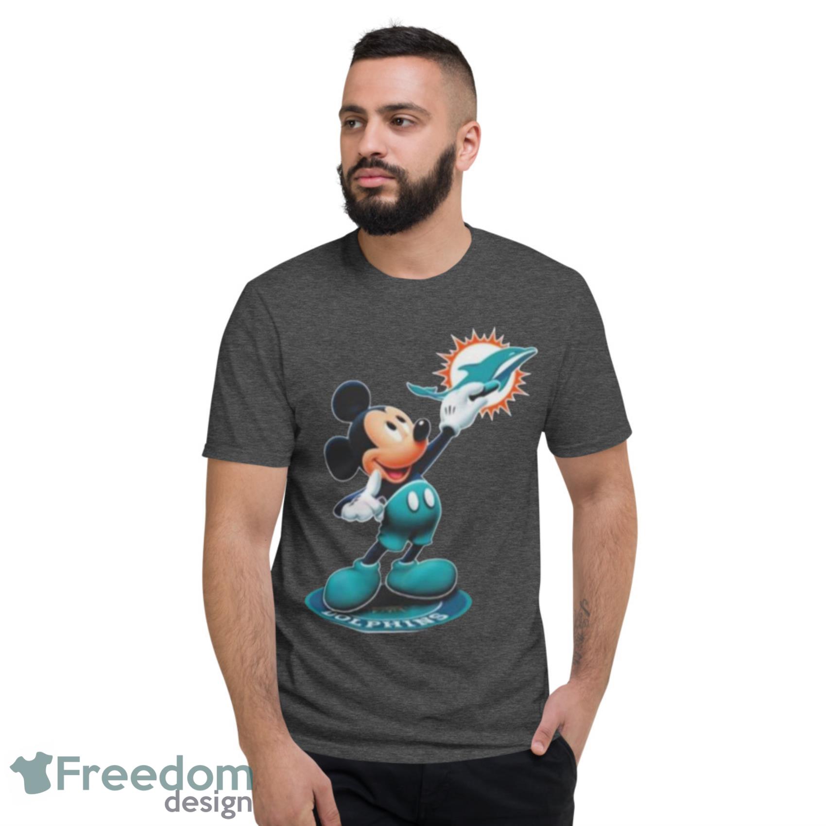 Mickey Mouse Nfl miami dolphins logo 2023 shirt - Freedomdesign