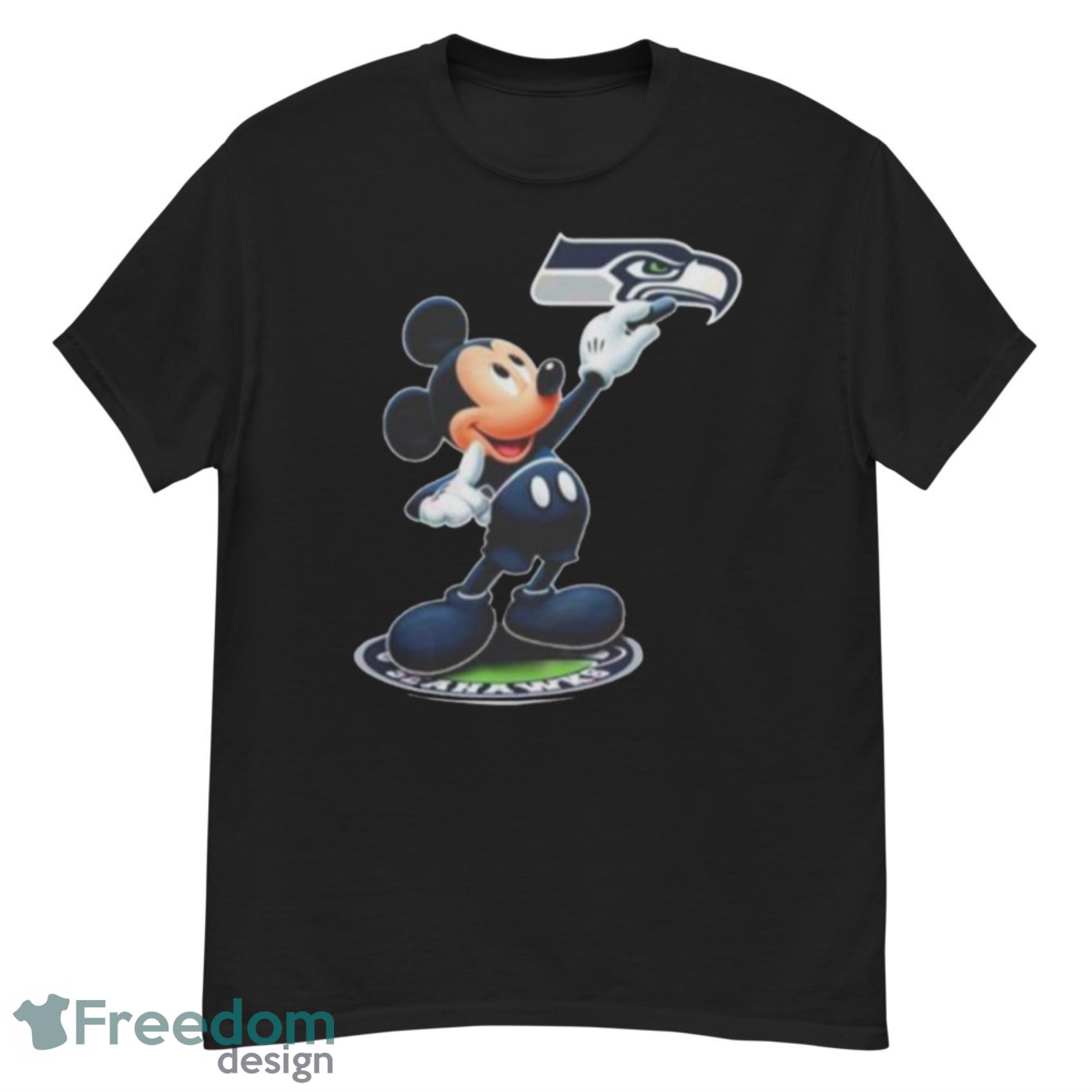 NFL Seattle Seahawks Mickey Mouse Disney Super Bowl Football T Shirt -  Rookbrand