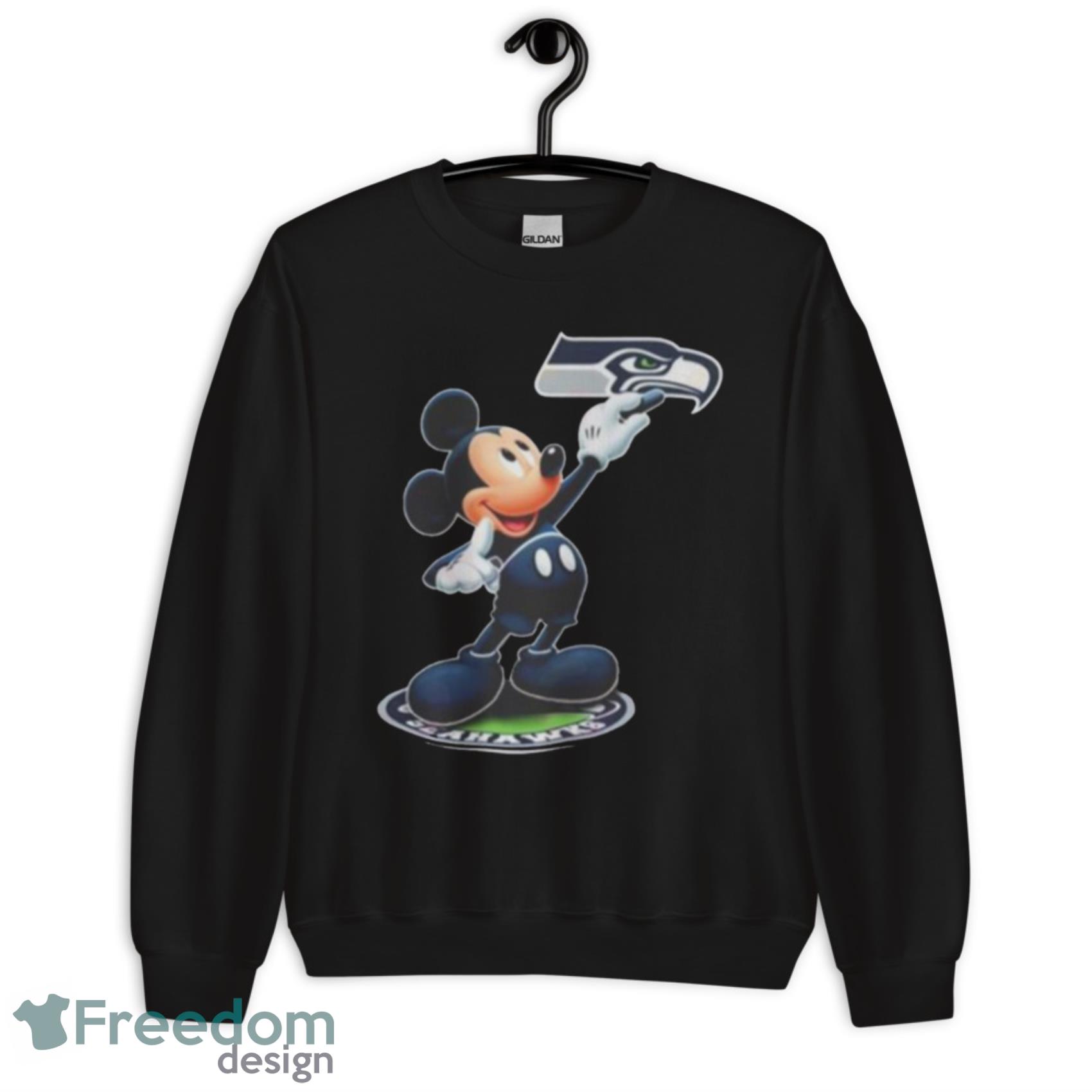 Mickey Mouse Nfl seattle seahawks logo 2023 shirt - Freedomdesign