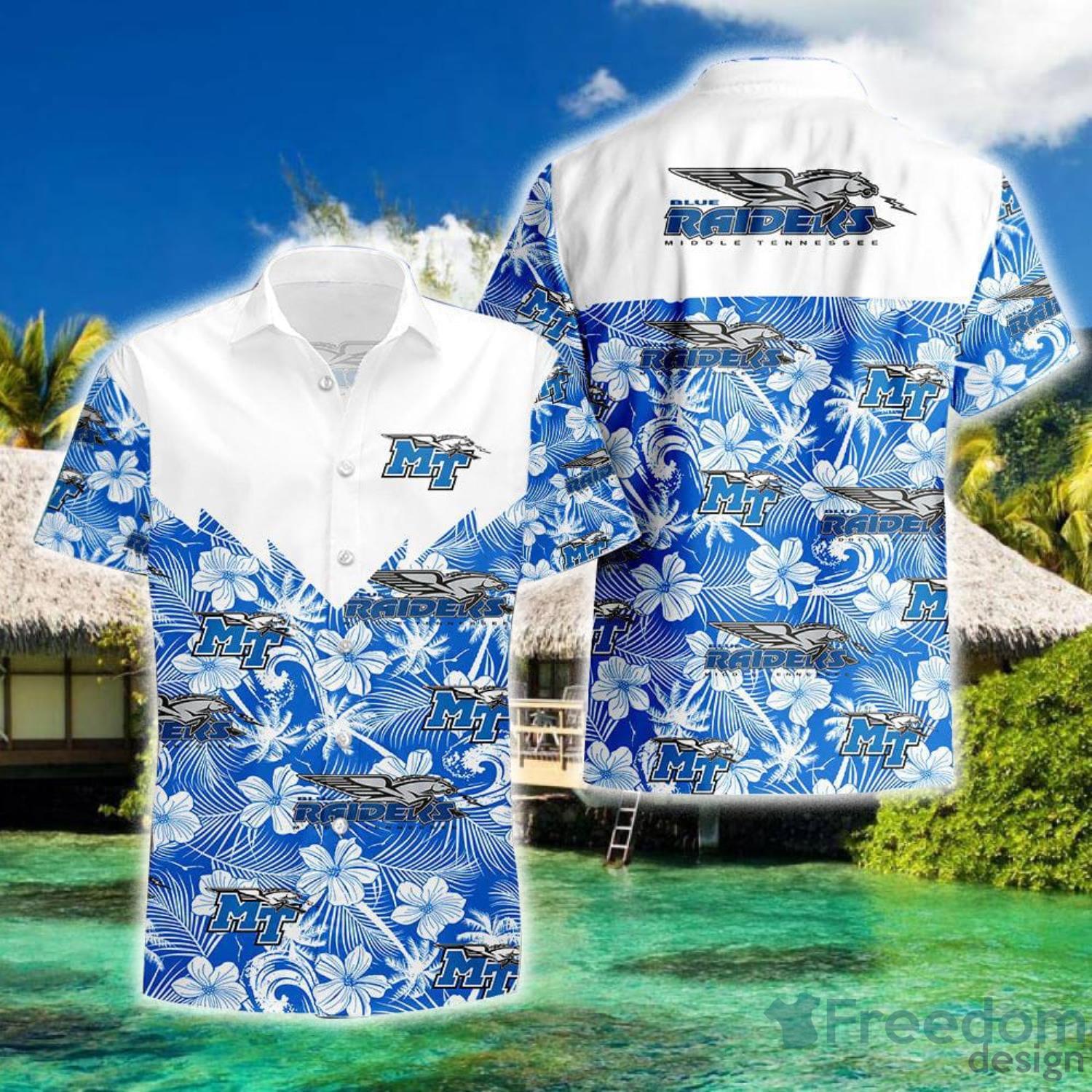 Middle Tennessee Blue Raiders Tropical Seamless NCAA Fans Hawaiian