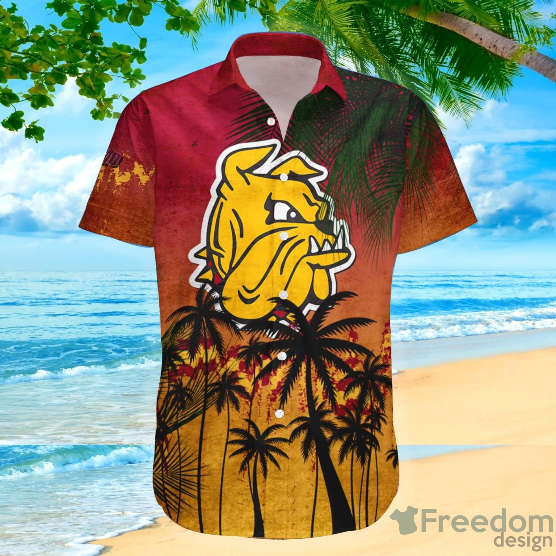 Bulldogs store hawaiian shirt