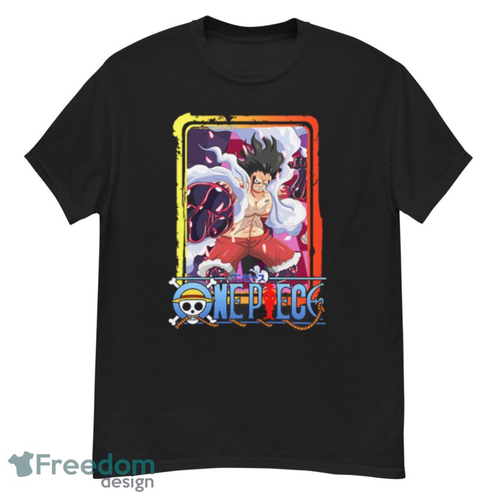 Monkey D. Luffy Gear 4th Snake Man Custom Anime One Piece T-Shirt Product Photo 1